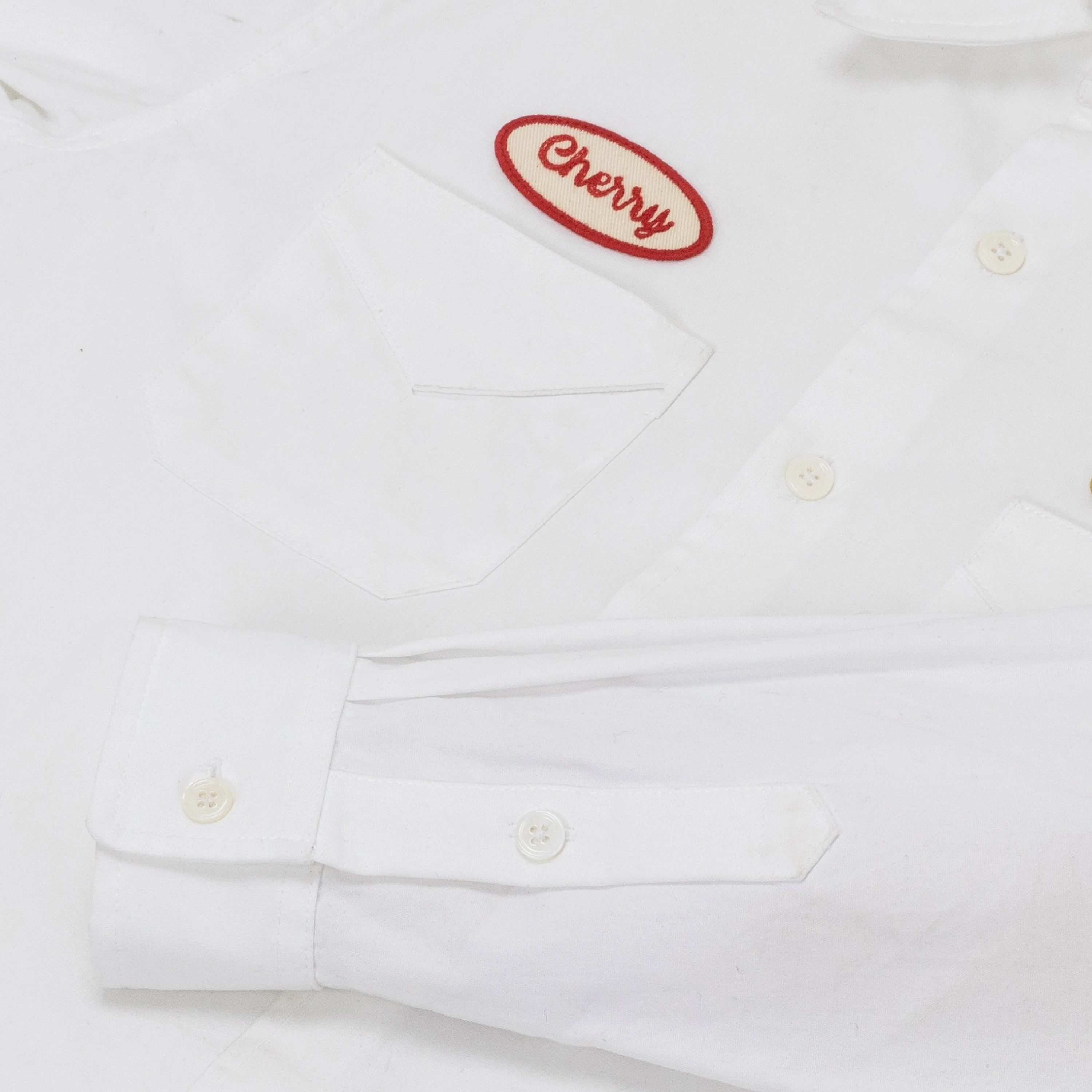 Poplin Mechanic Shirt (White) - Image 3