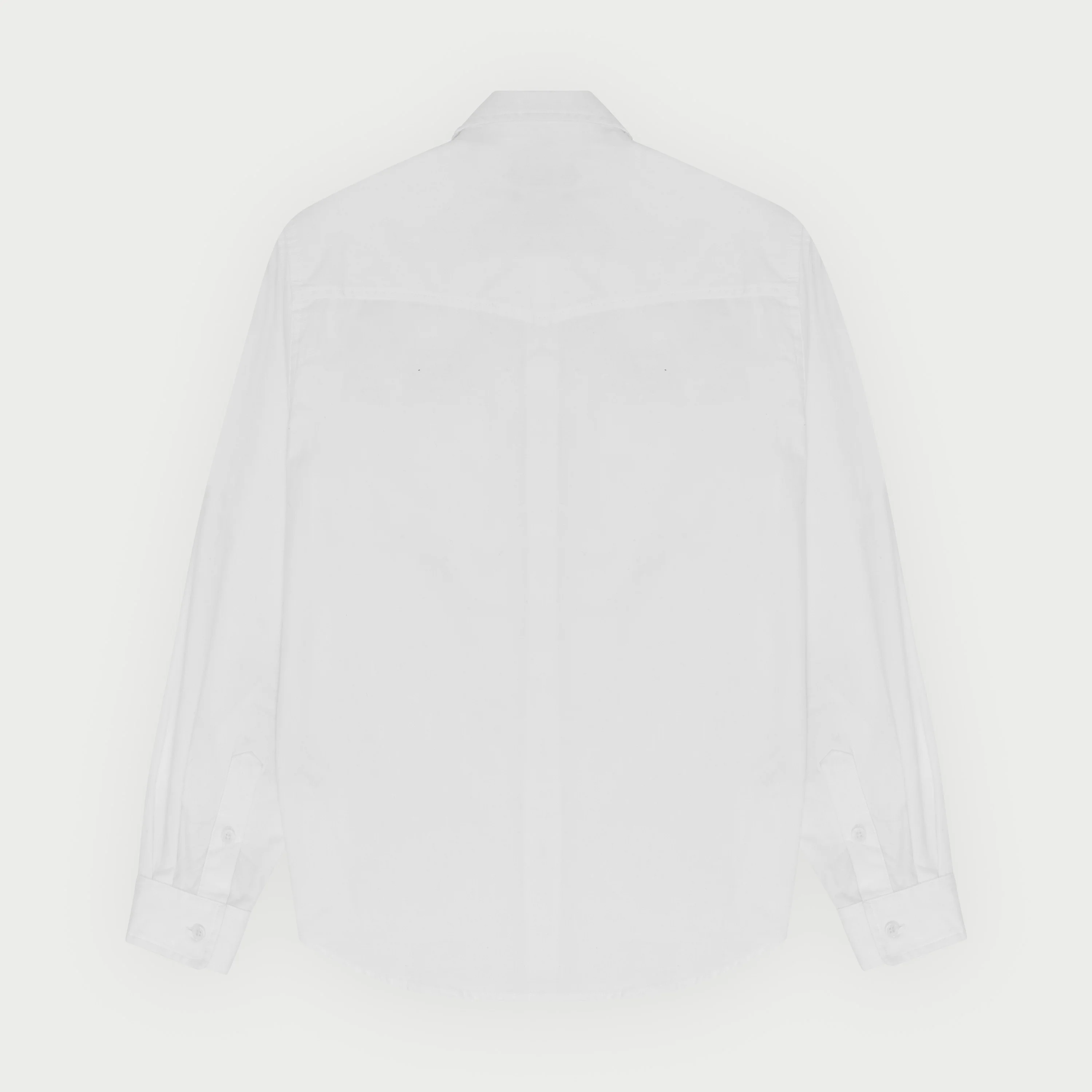 Poplin Mechanic Shirt (White) - Image 4