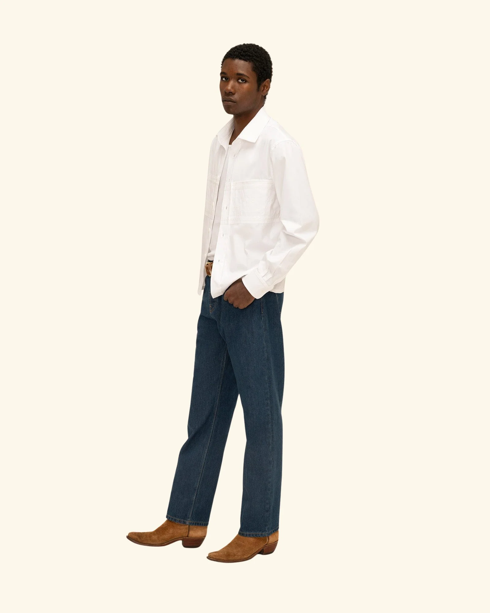 Poplin Pit Crew Shirt - Image 6