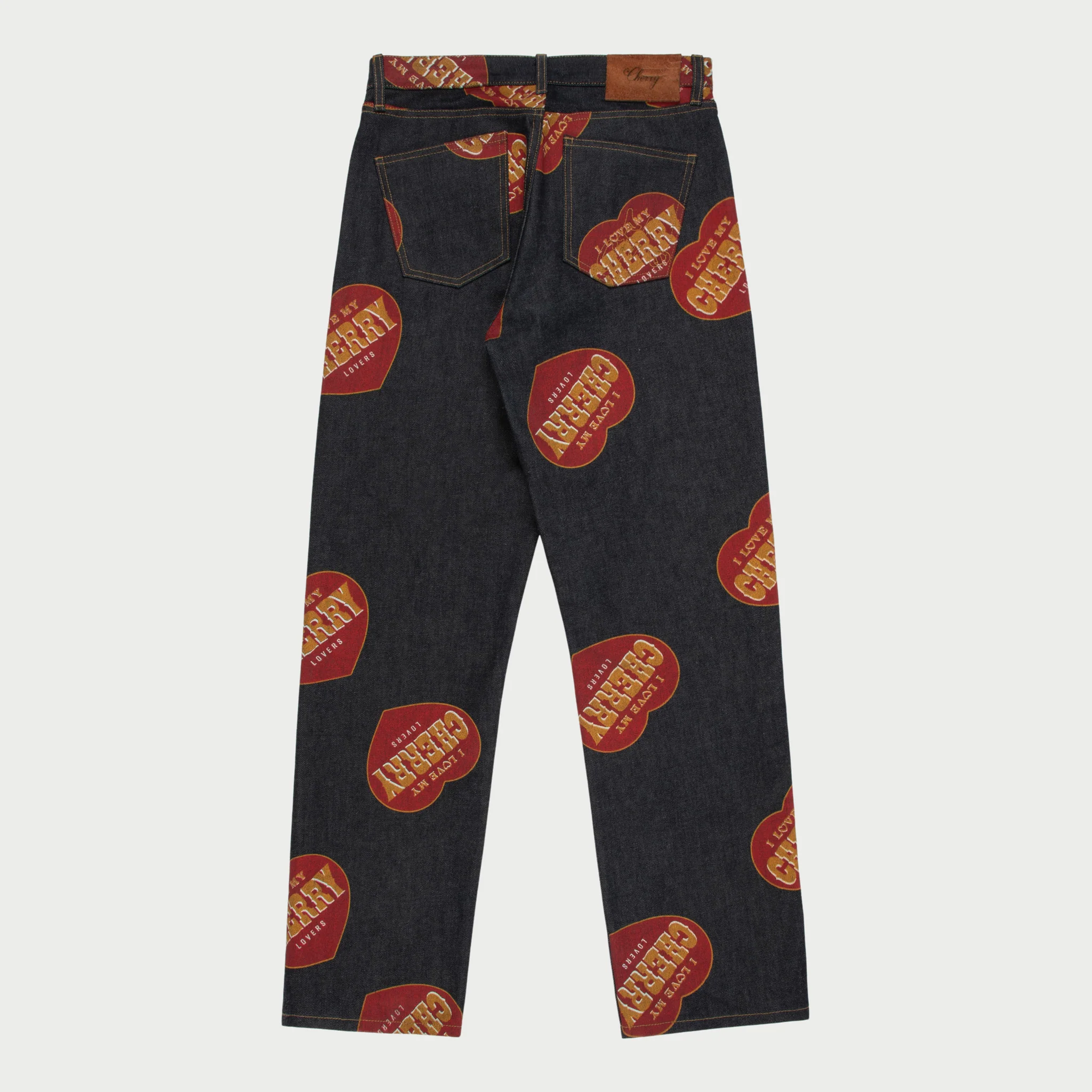 Printed Relaxed Five Pocket (Indigo) - Image 2