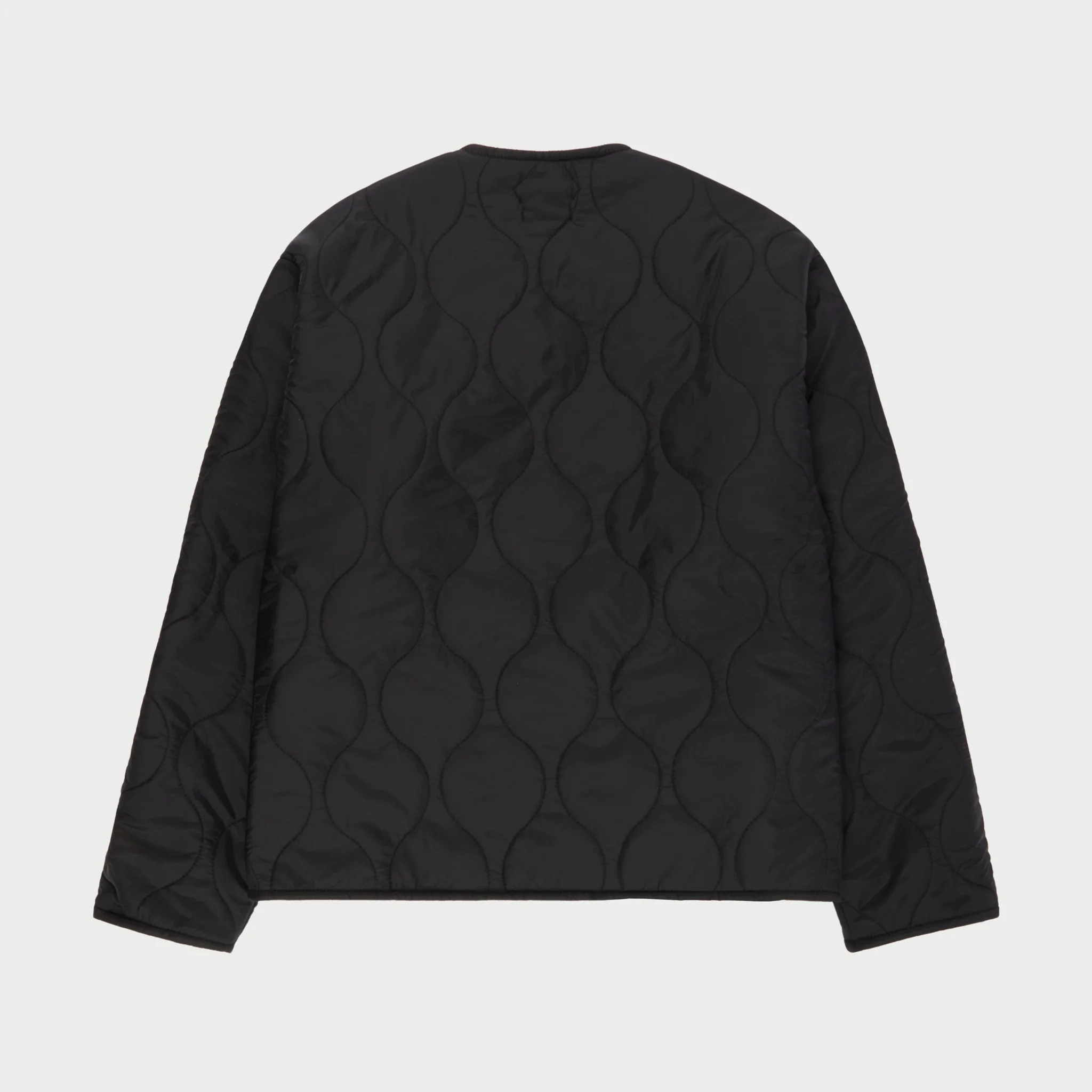 Quilted Shell Jacket (Black) - Image 2