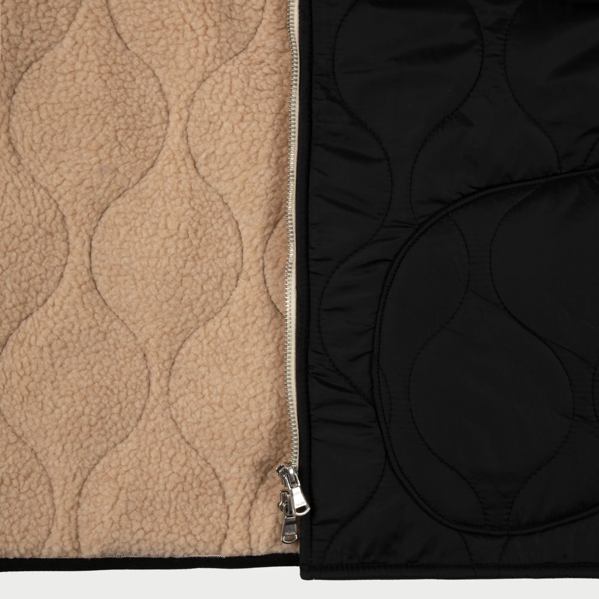 Quilted Shell Jacket (Black) - Image 4