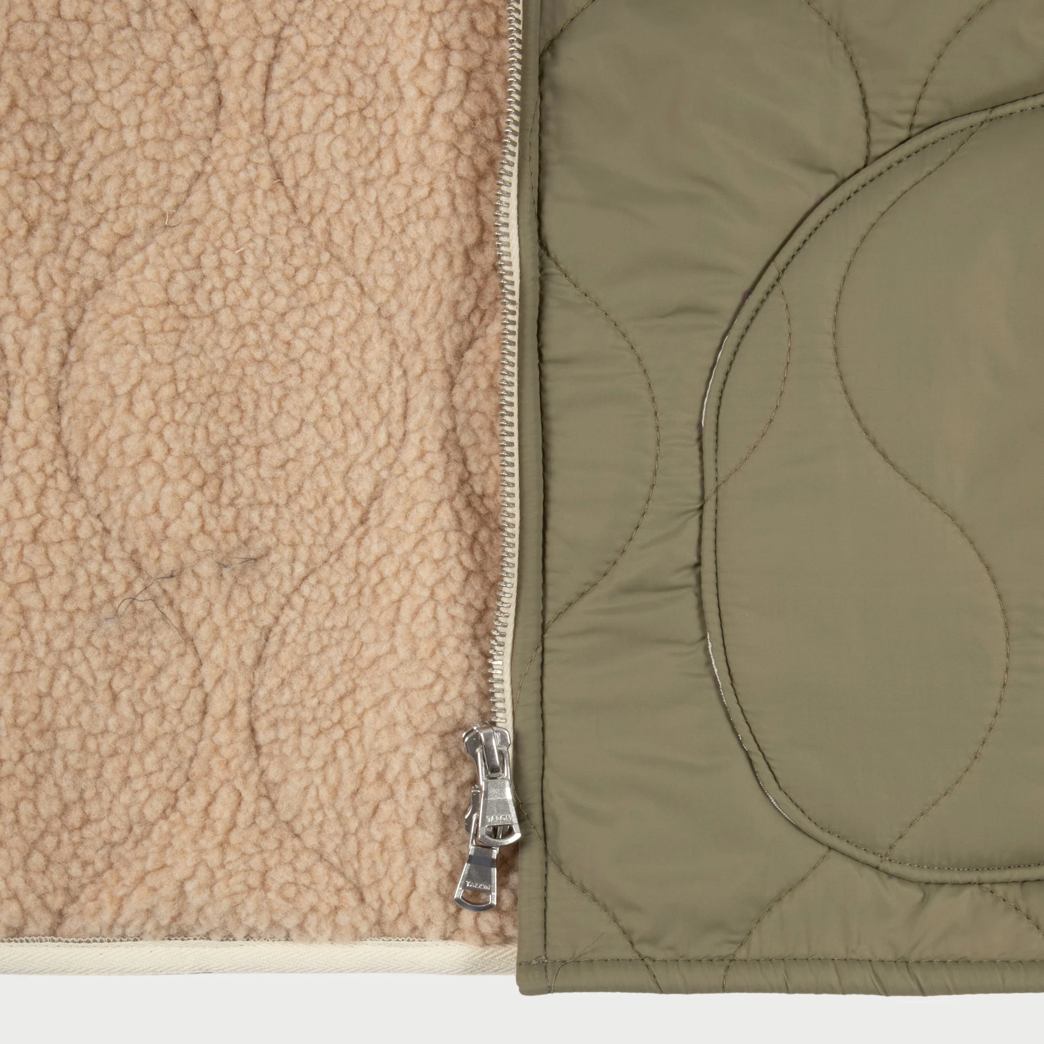 Quilted Shell Jacket (Green) - Image 3