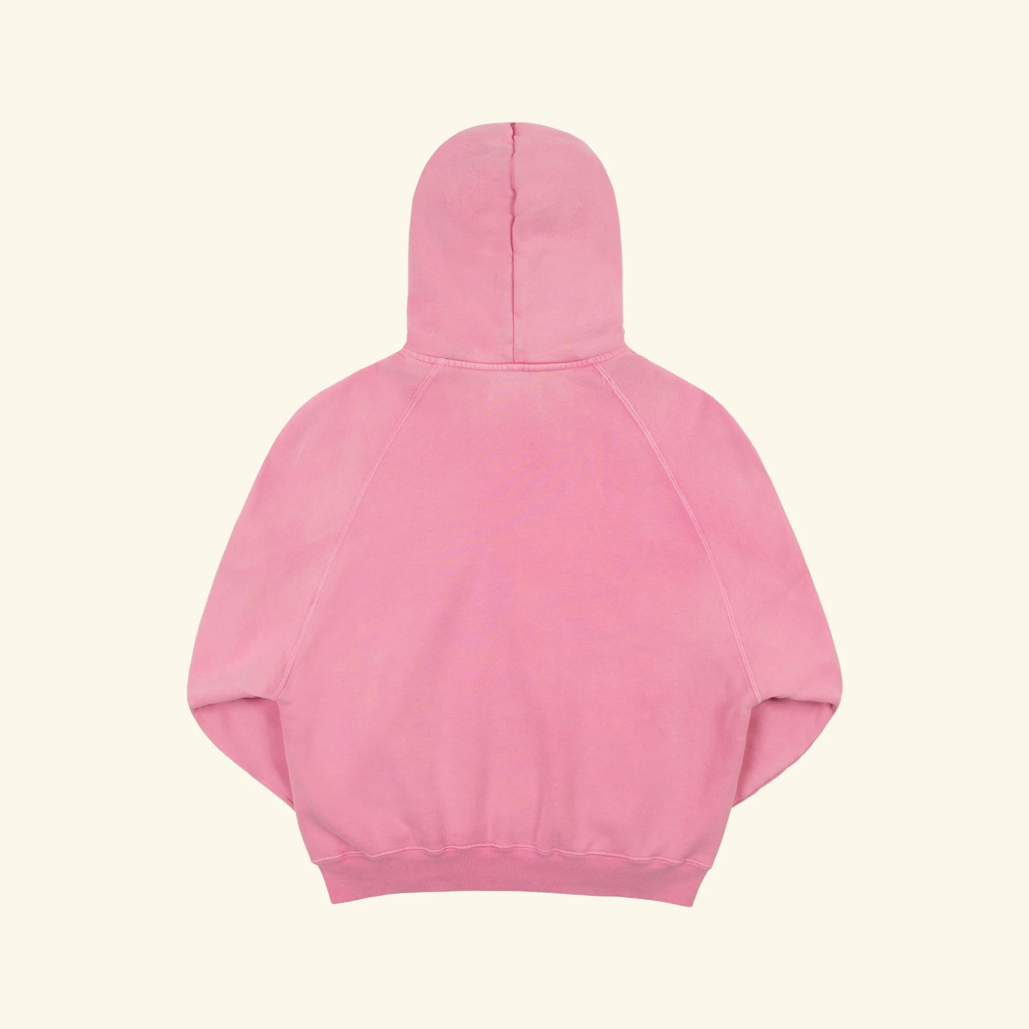 Raglan Zip Up Hoodie (Fuchsia) - Image 2