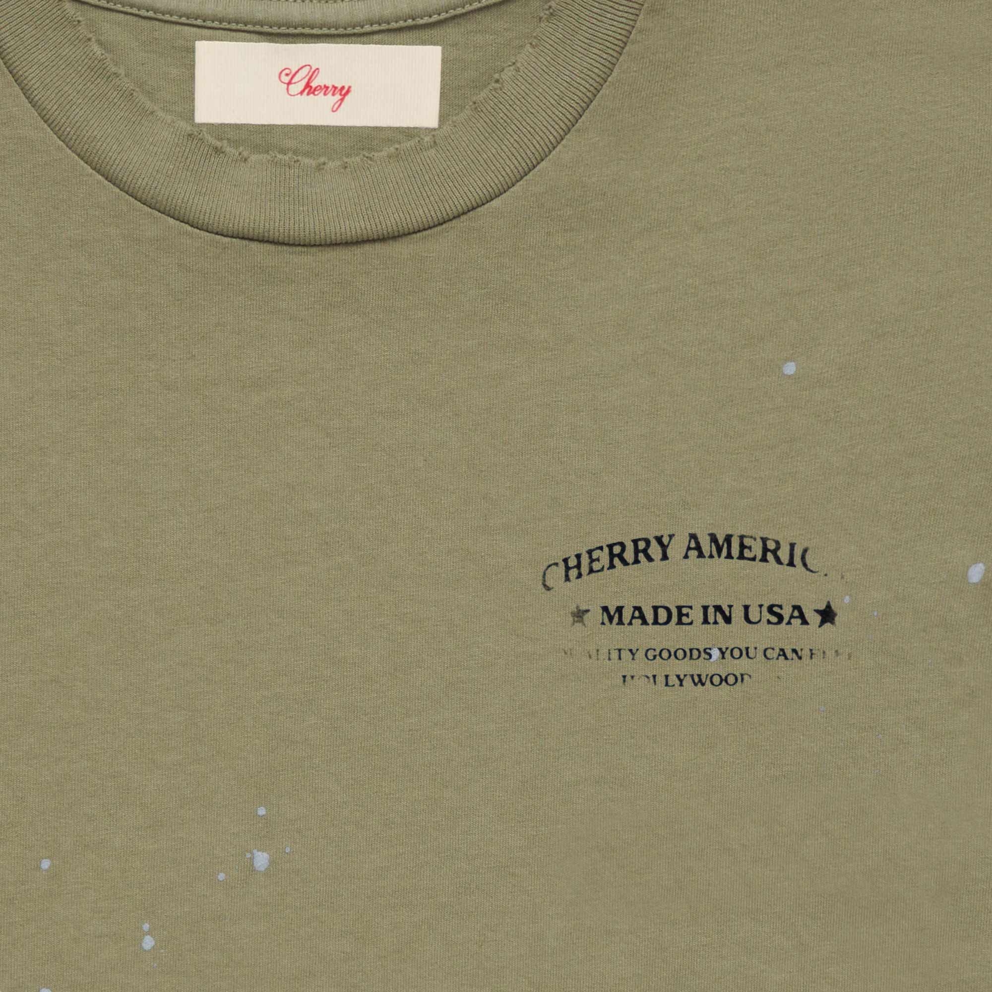 Ranch Wear Boxy T-Shirt (Army Green) - Image 3