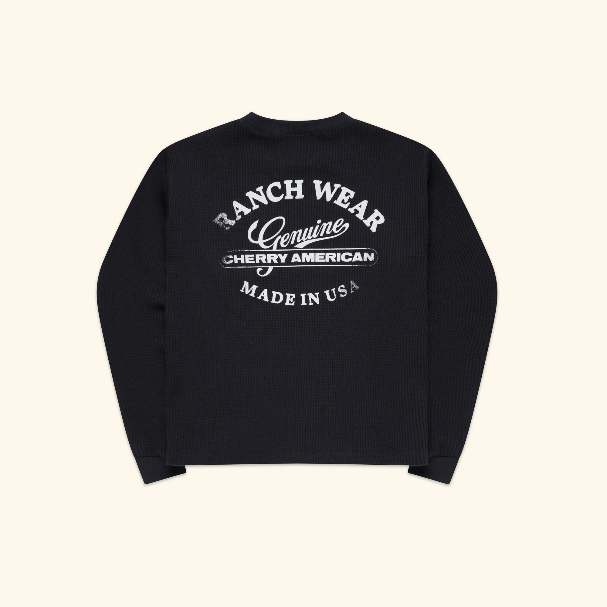 Ranch Wear Pocket Boxy Thermal (Vintage Black) - Image 4