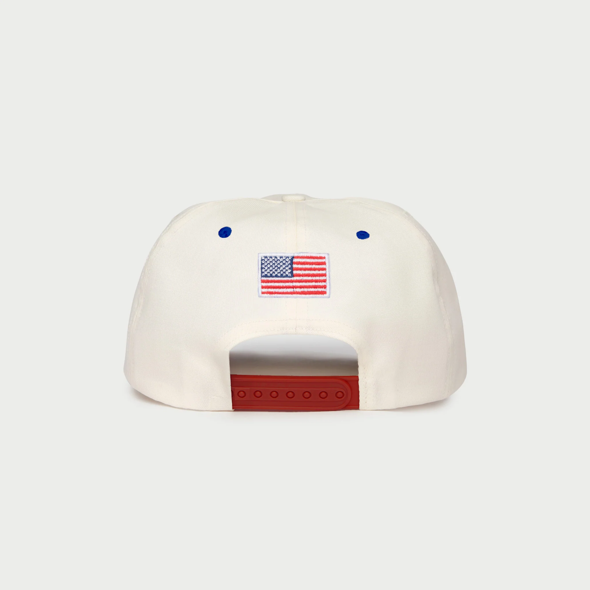 Racing 5 Panel Hat (Vintage White) - Image 2