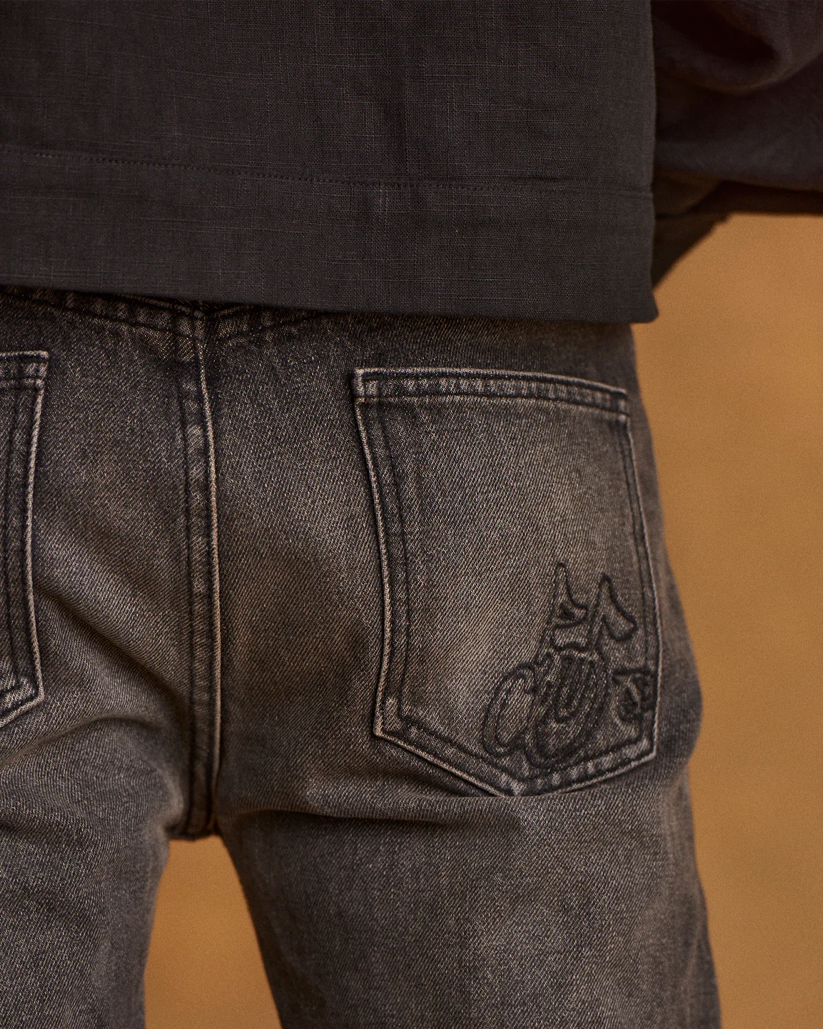 Blossom Relaxed 5 Pocket Denim (Black) - Image 5