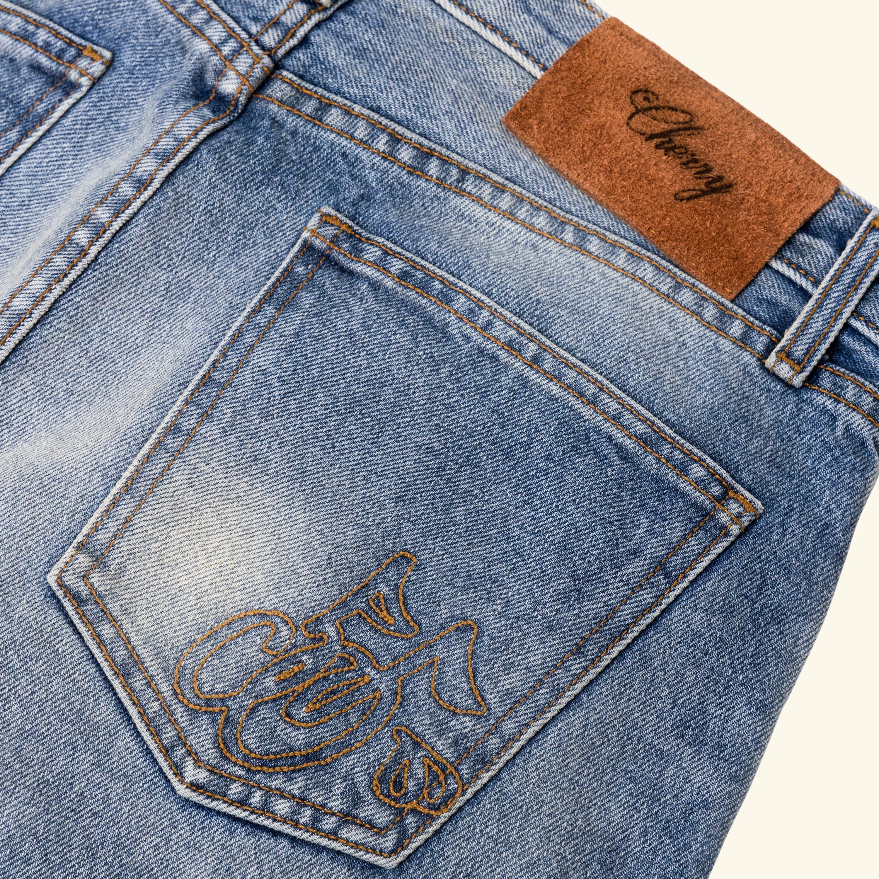 Blossom Relaxed 5 Pocket Denim (Indigo) - Image 3
