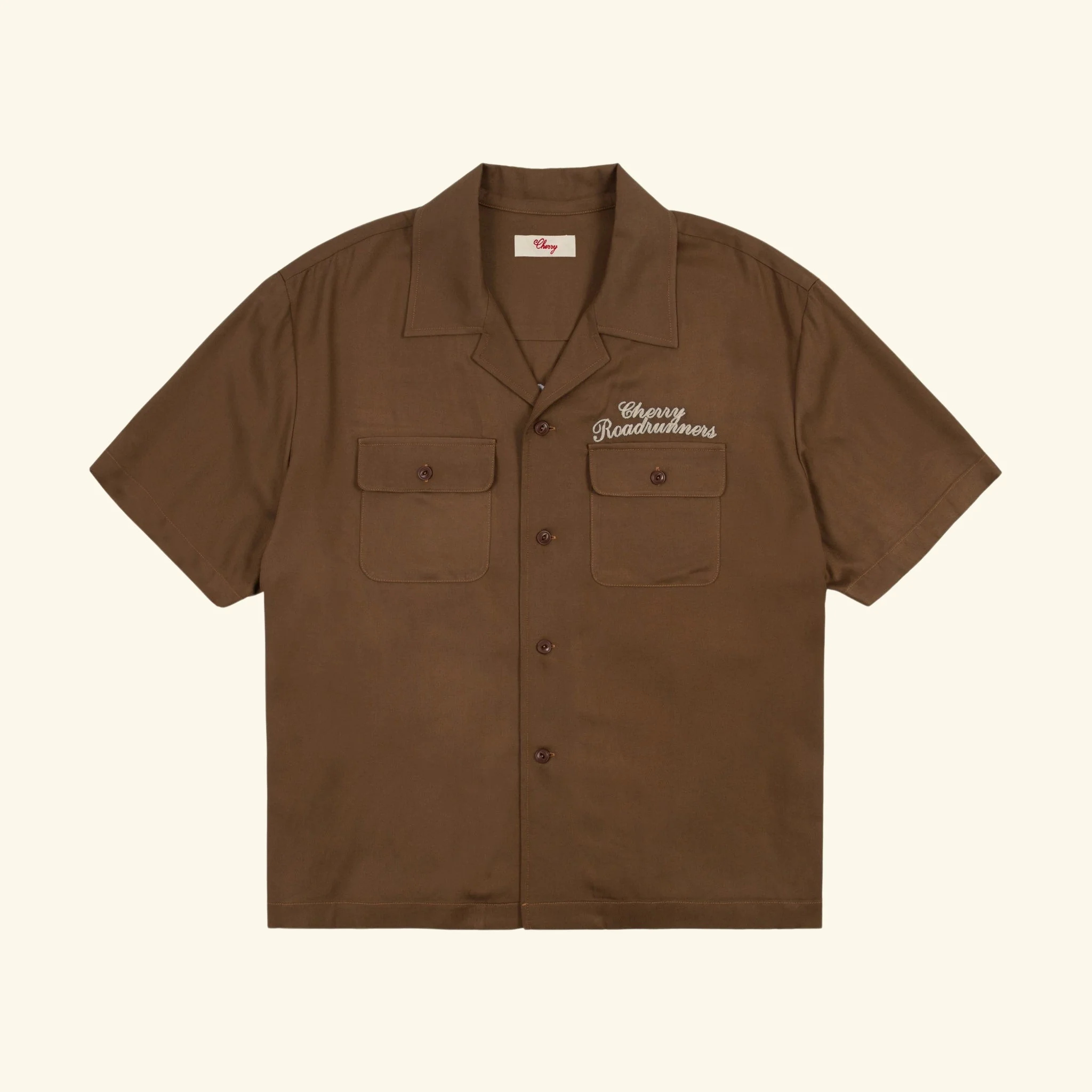 Roadrunner Bowling Shirt (Nutmeg) - Image 2