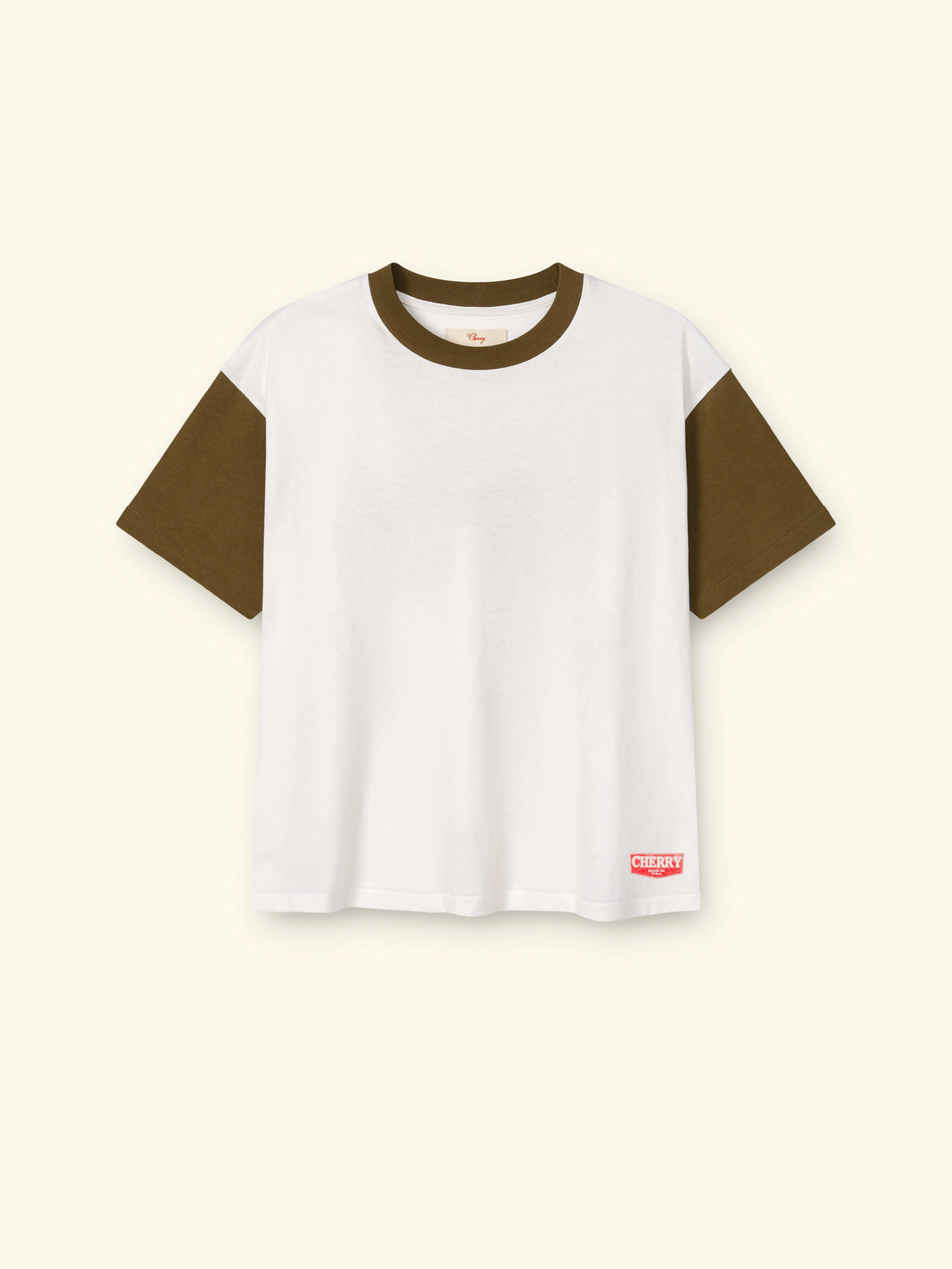 Safari Boxy Ringer Tee (Chocolate) - Image 3