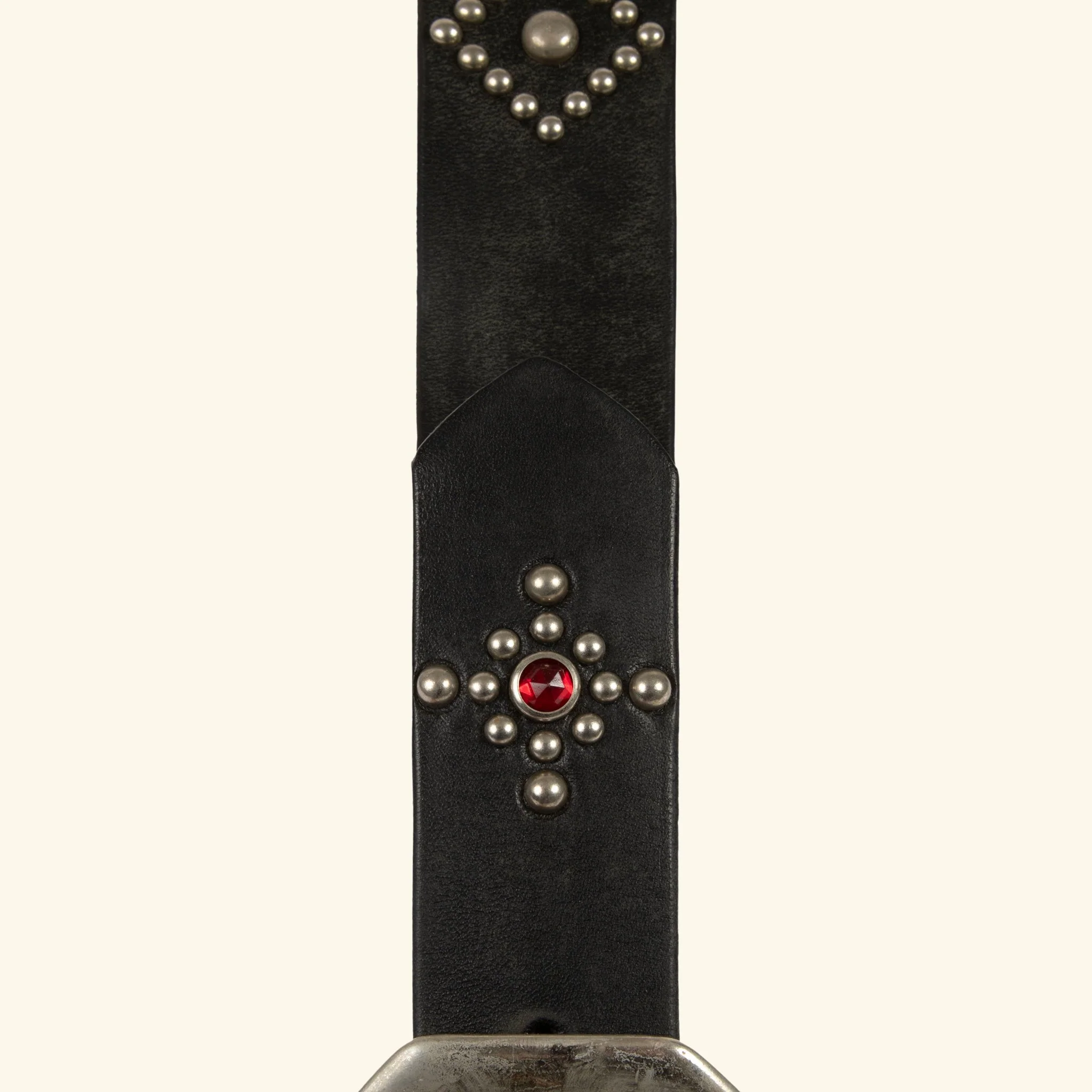 Santa Fe Studded Belt (Black) - Image 2