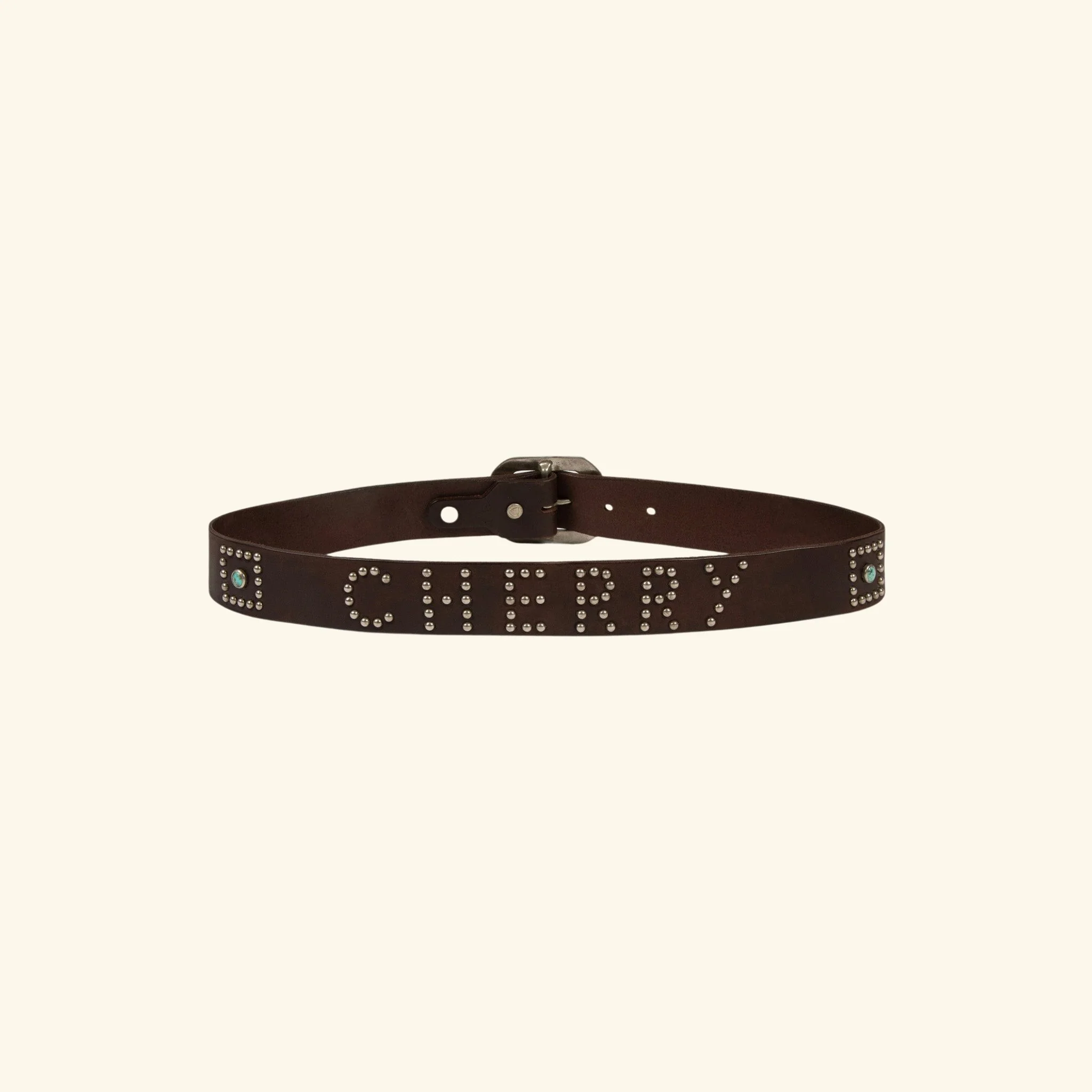 Santa Fe Studded Belt (Brown) - Image 2