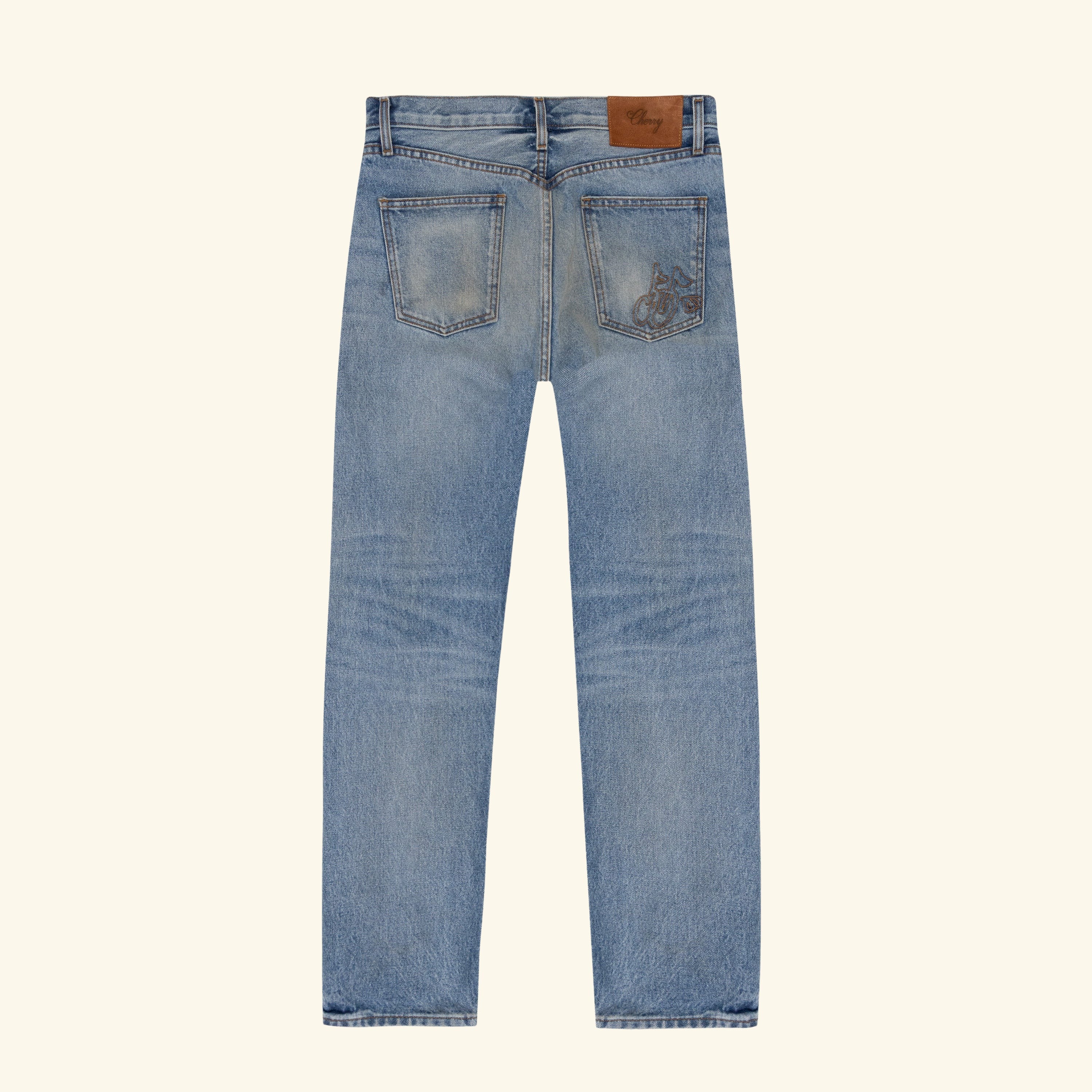 Straight Leg 5 Pocket Denim (Indigo) - Image 2