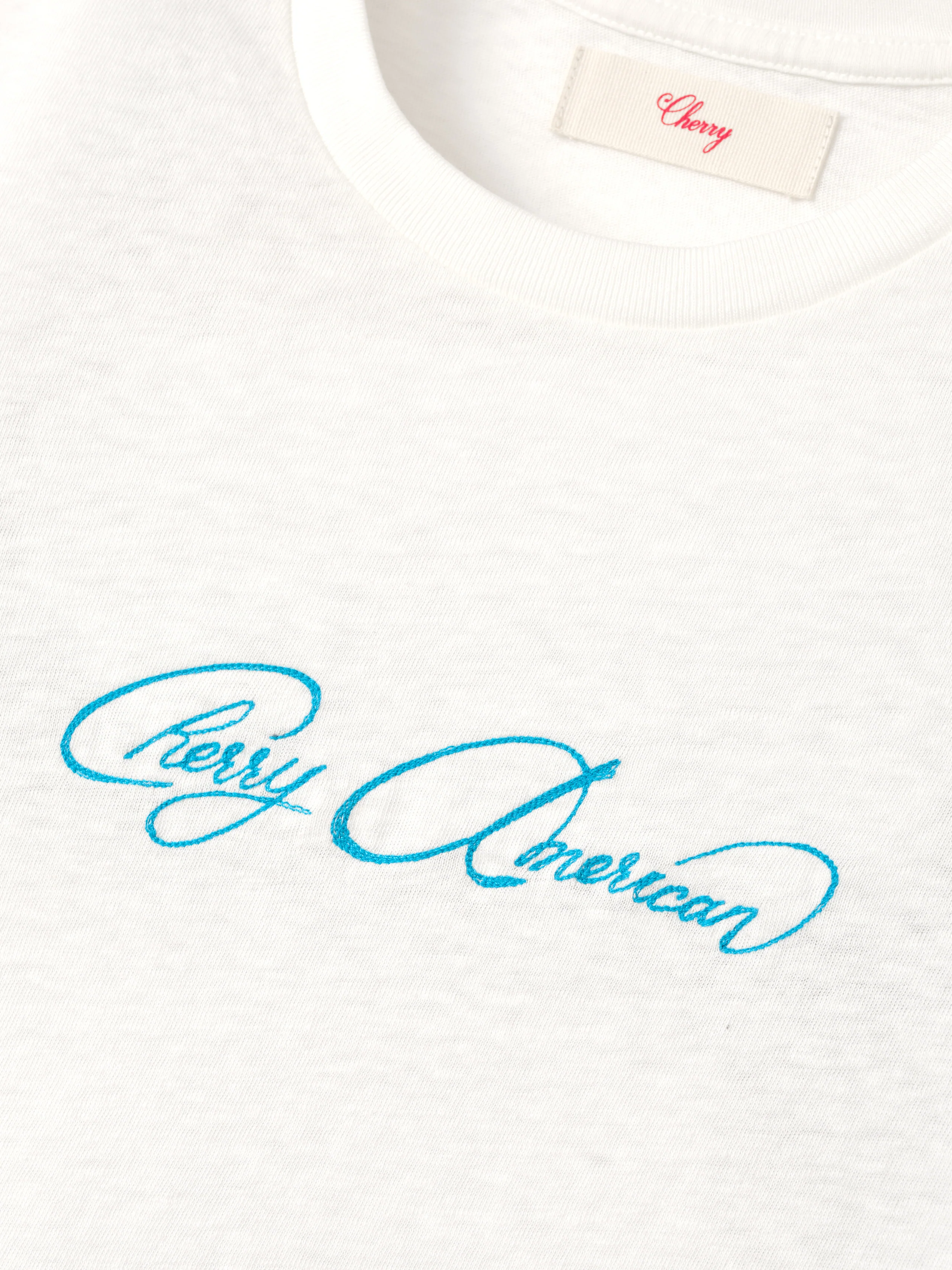Cherry American Baby Tee (Vintage White) - Image 5