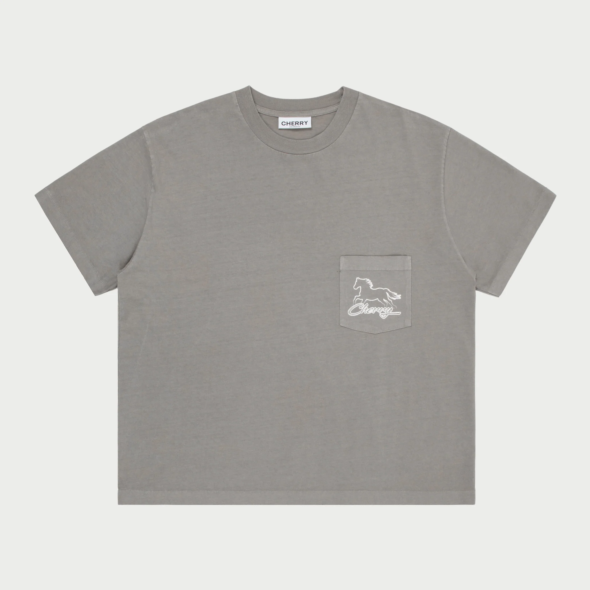 Stardust Boxy Pocket Tee (Smoke)
