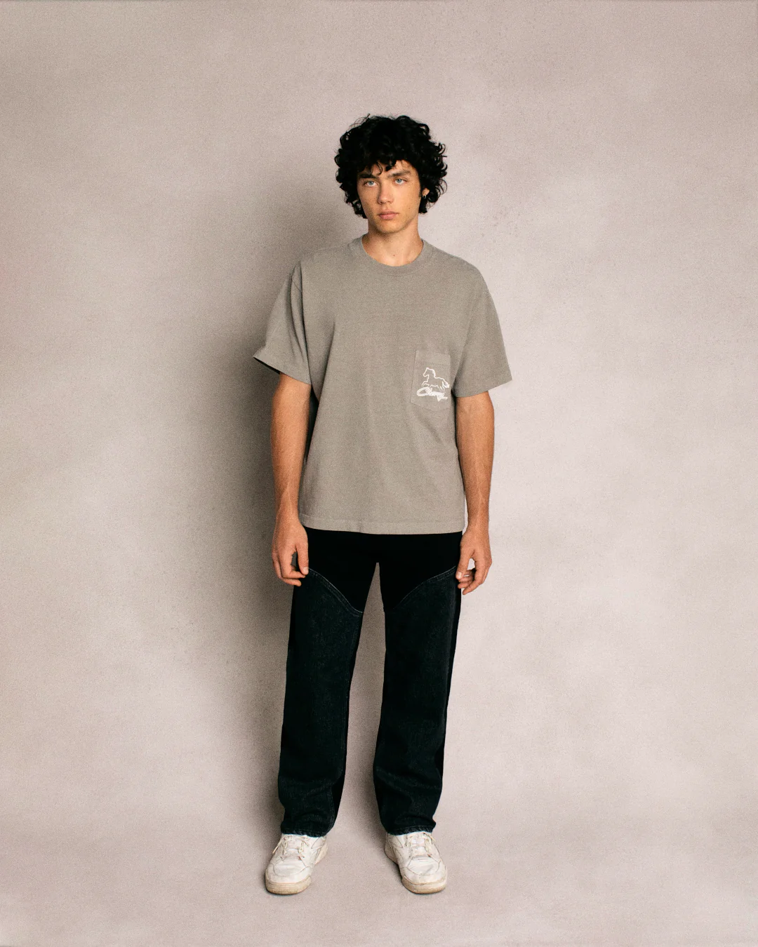 Stardust Boxy Pocket Tee (Smoke) - Image 3