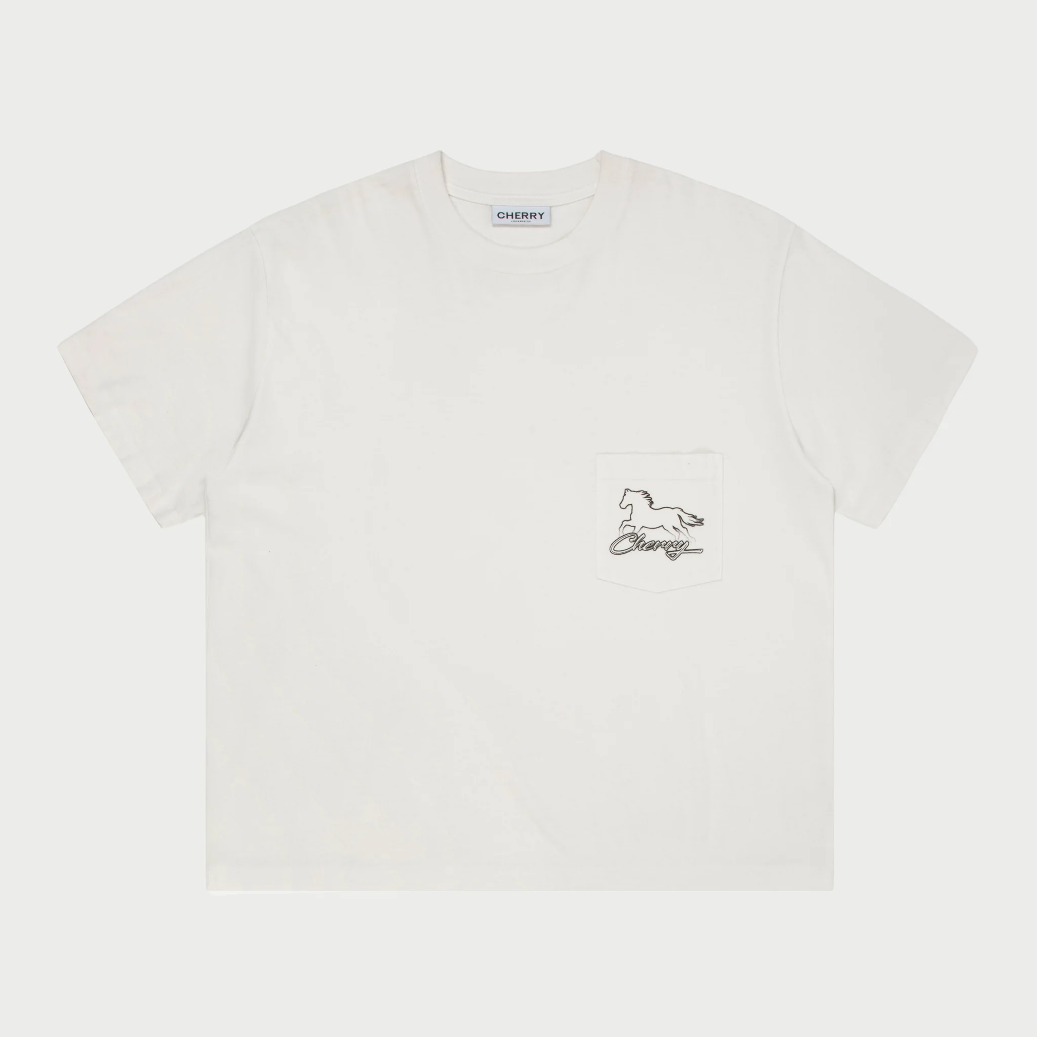Stardust Boxy Pocket Tee (Vintage White)