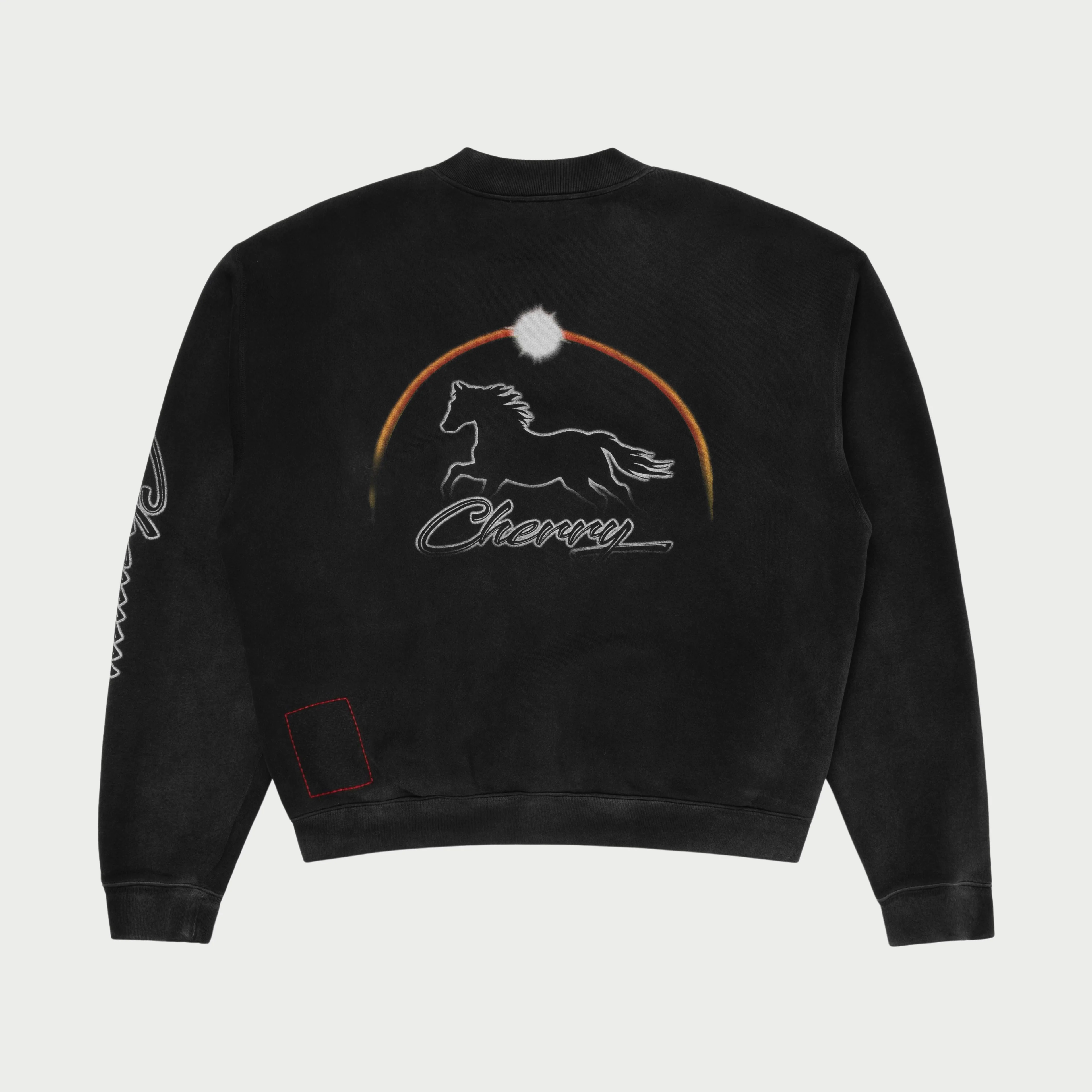 Stardust Henley Crewneck (Vintage Black) - Image 2