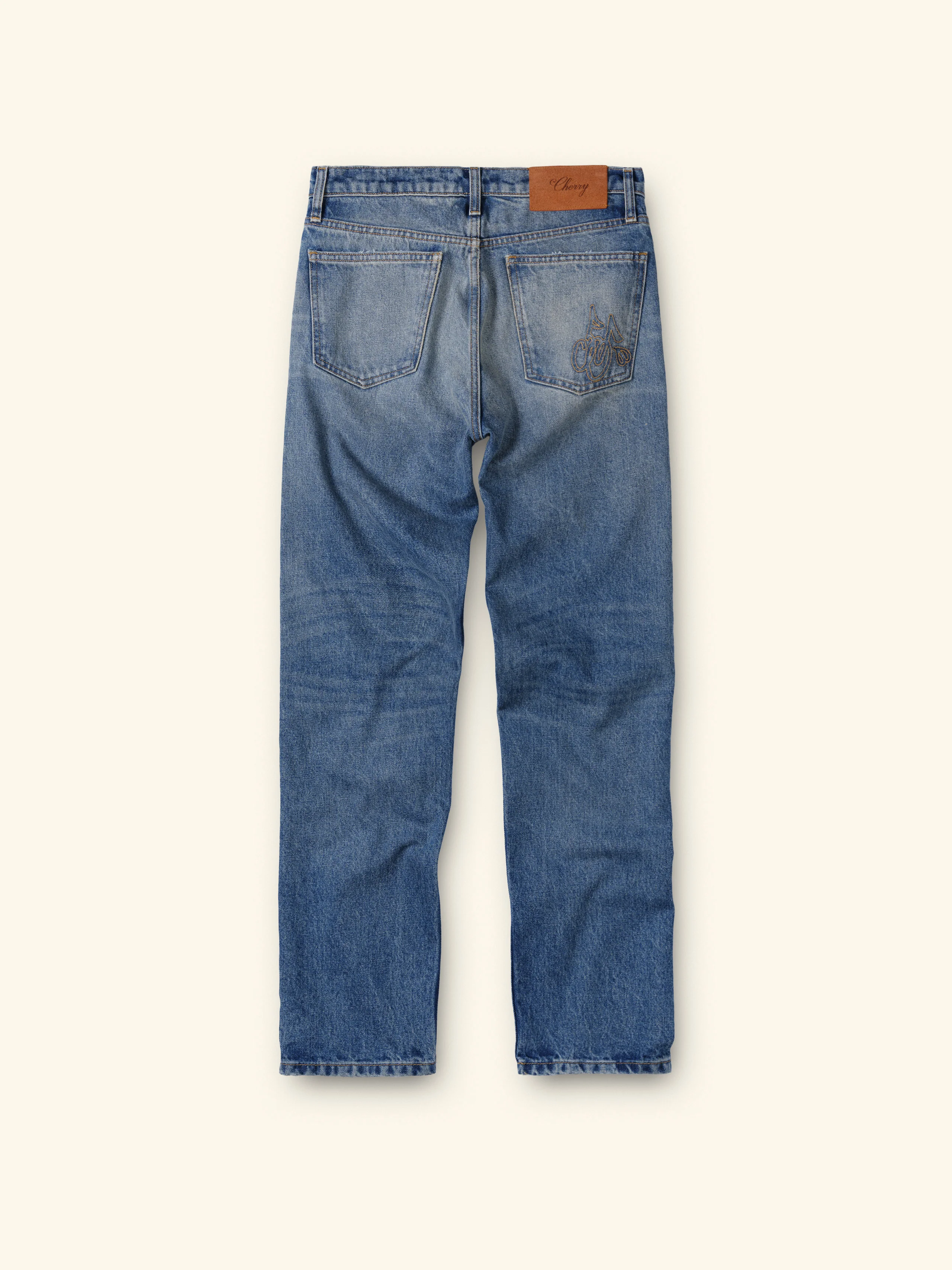 Straight 5 Pocket Jeans (Painters Wash) - Image 6