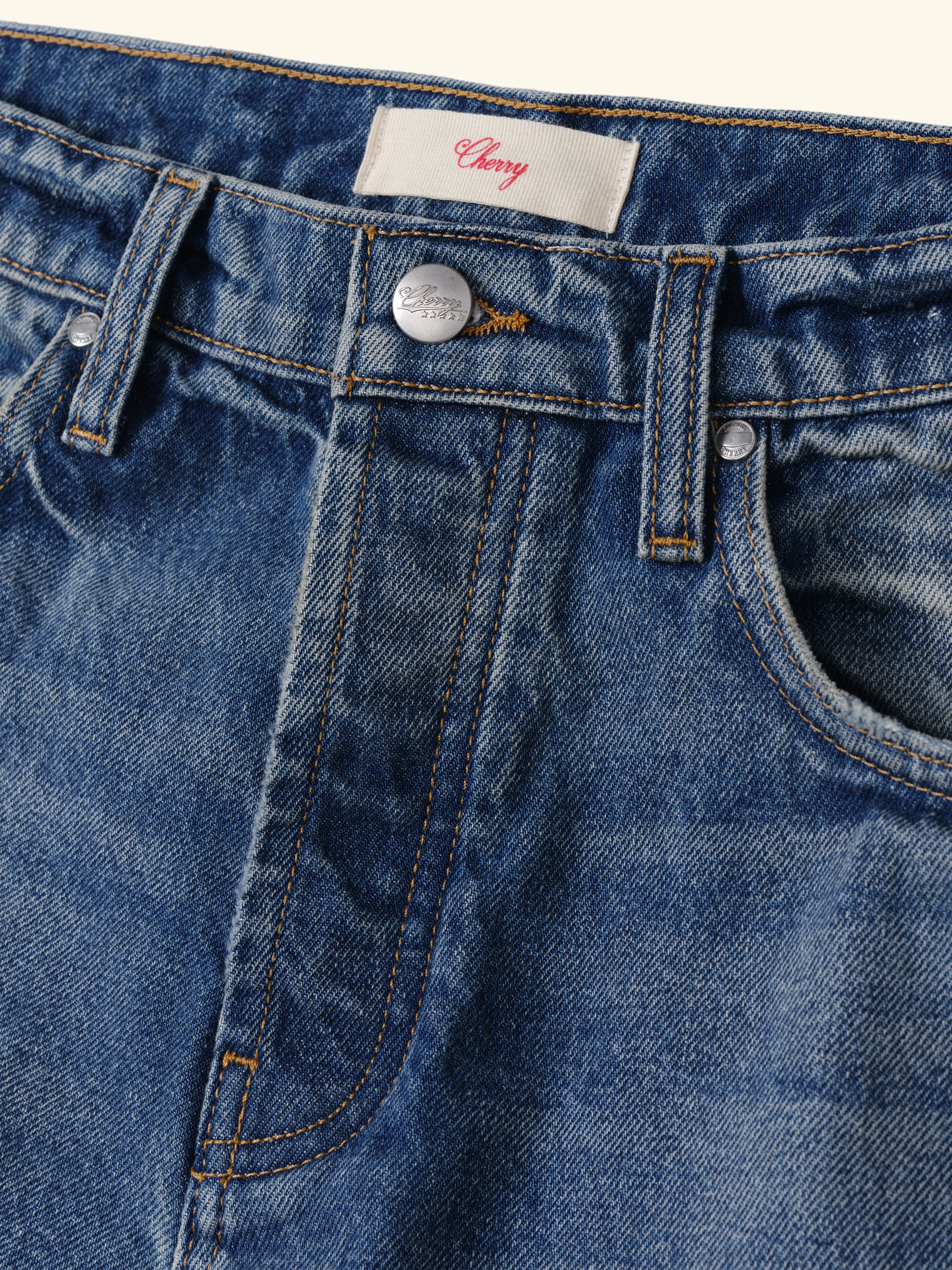 Straight 5 Pocket Jeans (Painters Wash) - Image 7
