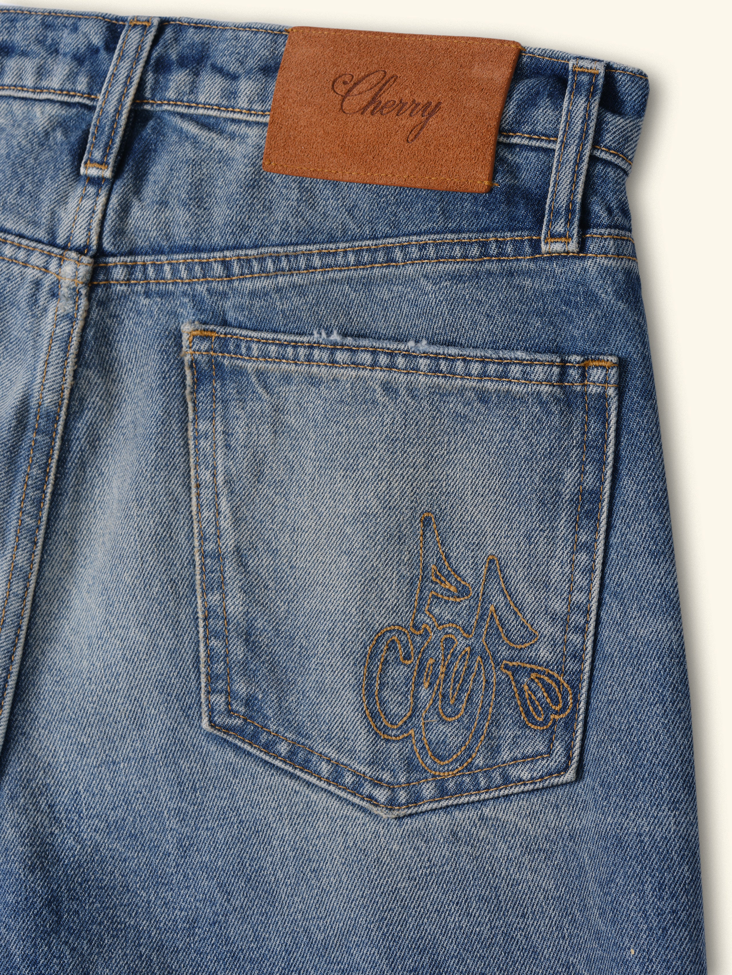 Straight 5 Pocket Jeans (Painters Wash) - Image 8