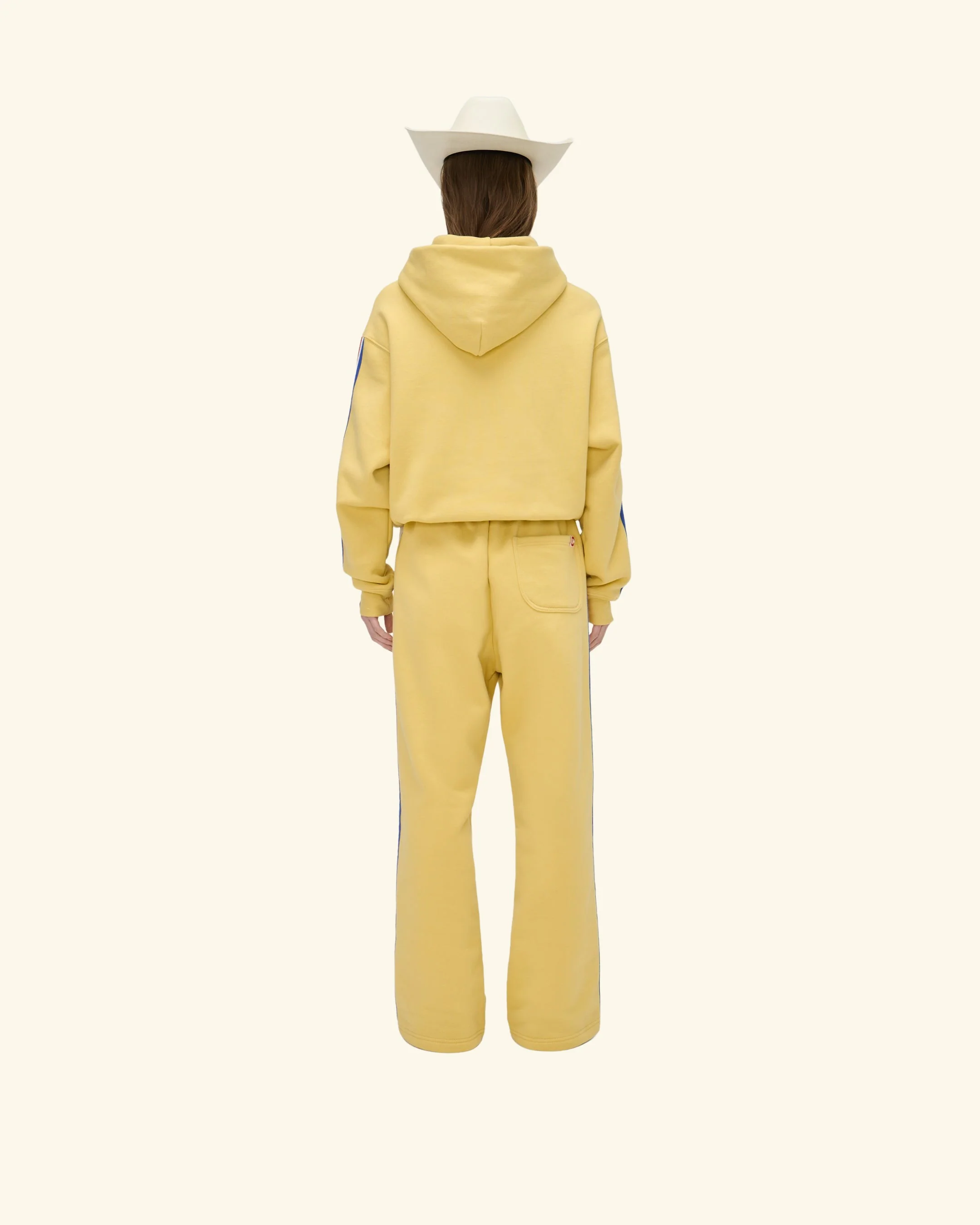 Striped Applique Hoodie (Butter) - Image 6