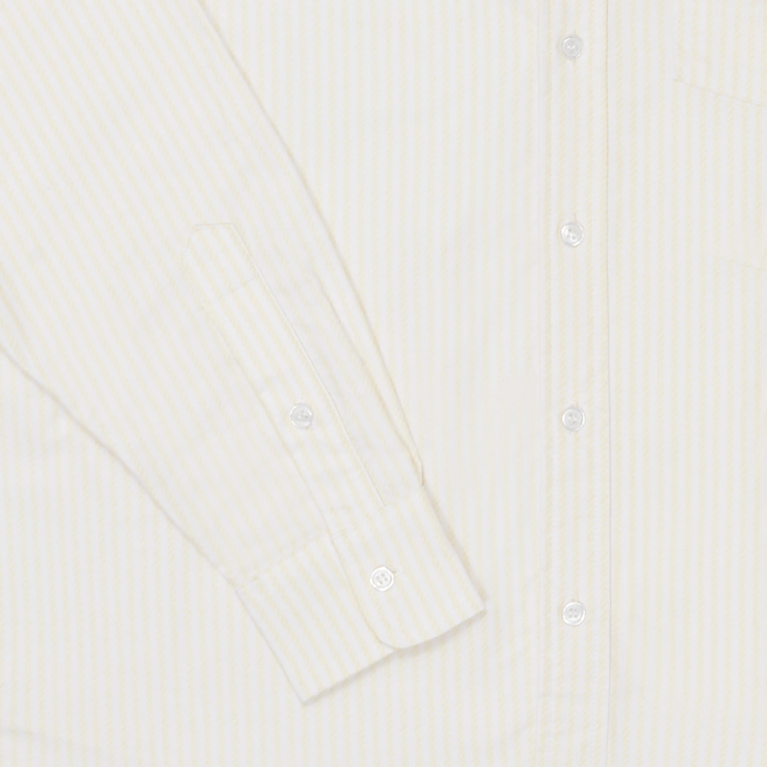 Striped Big Oxford Shirt (Natural) - Image 5