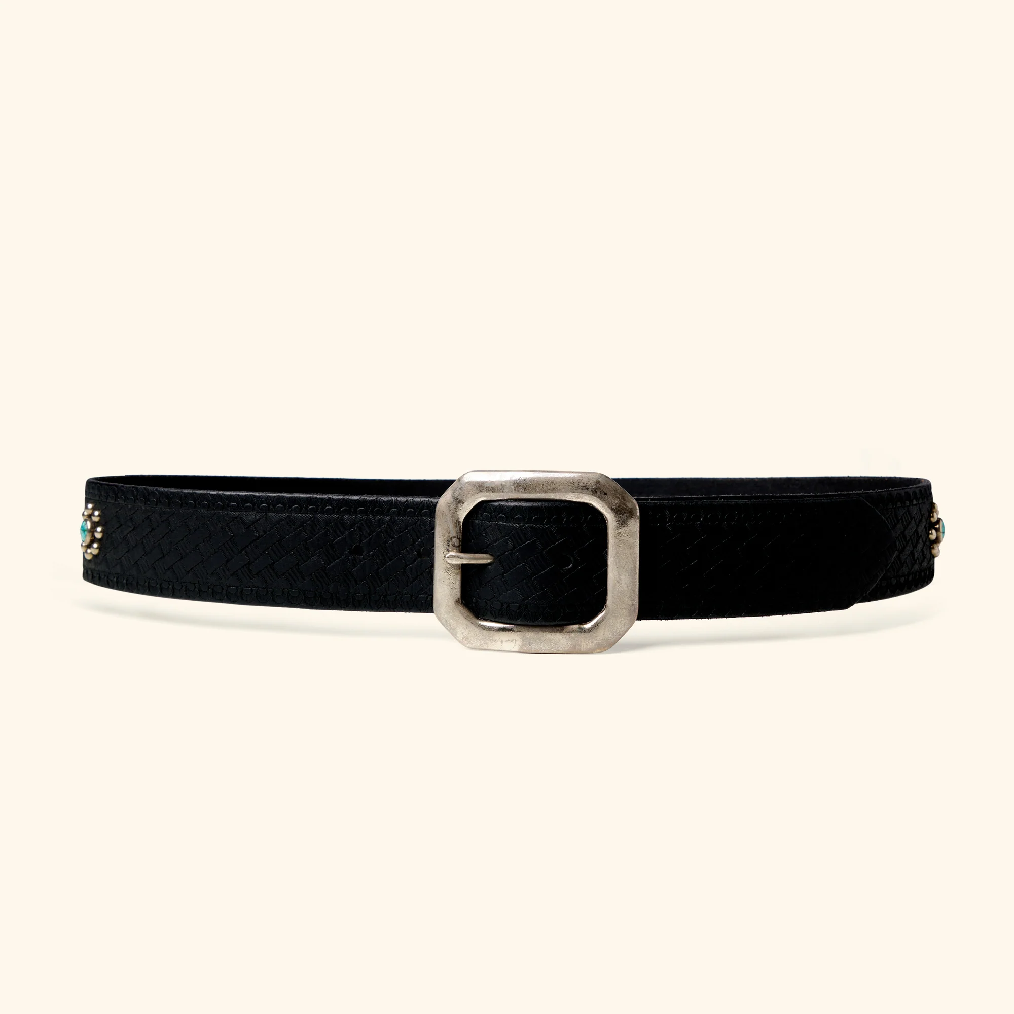Studded Eagle Belt (Black) - Image 2