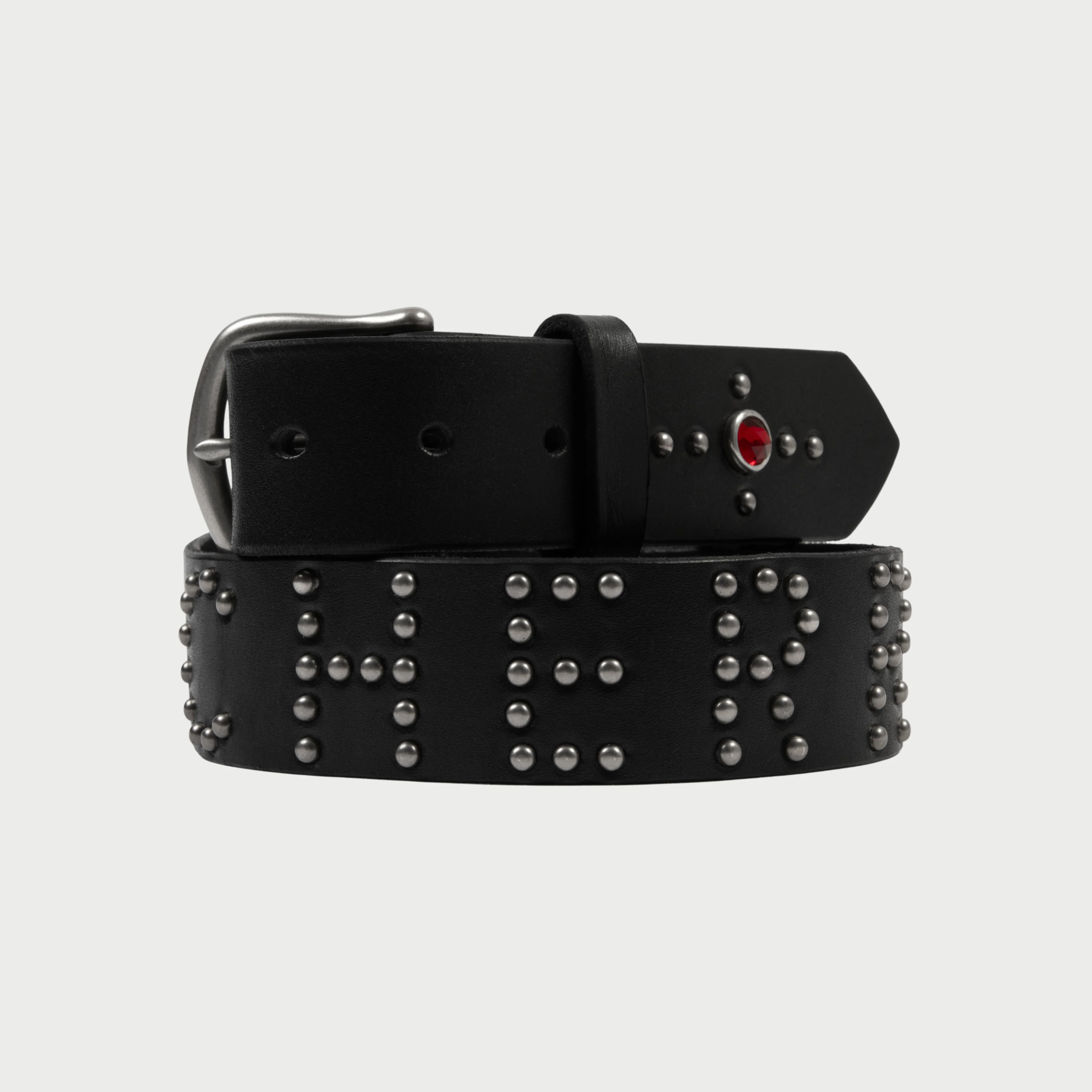 Studded Leather Belt - Image 3