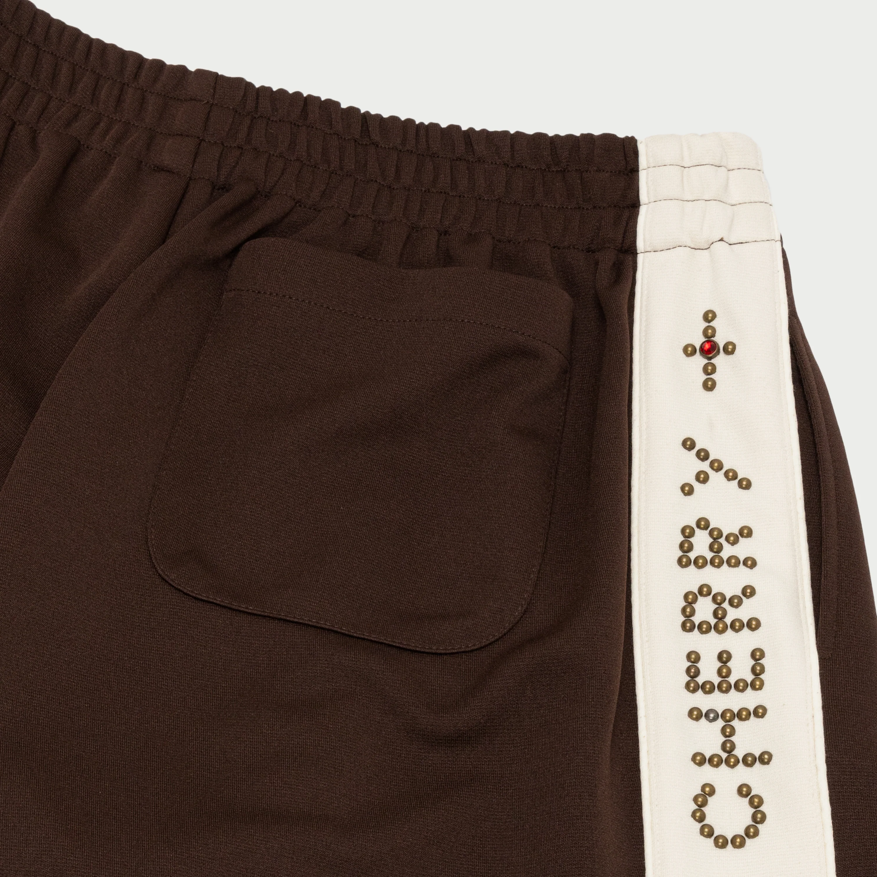 Studded Shorts (Brown) - Image 4