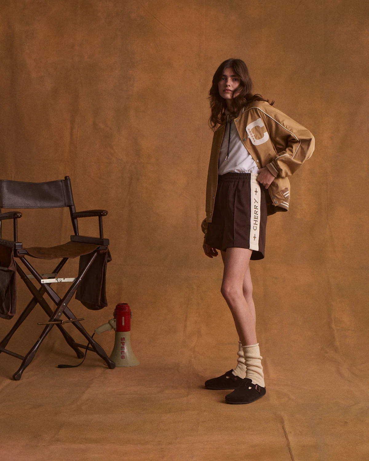 Studded Shorts (Brown) - Image 5