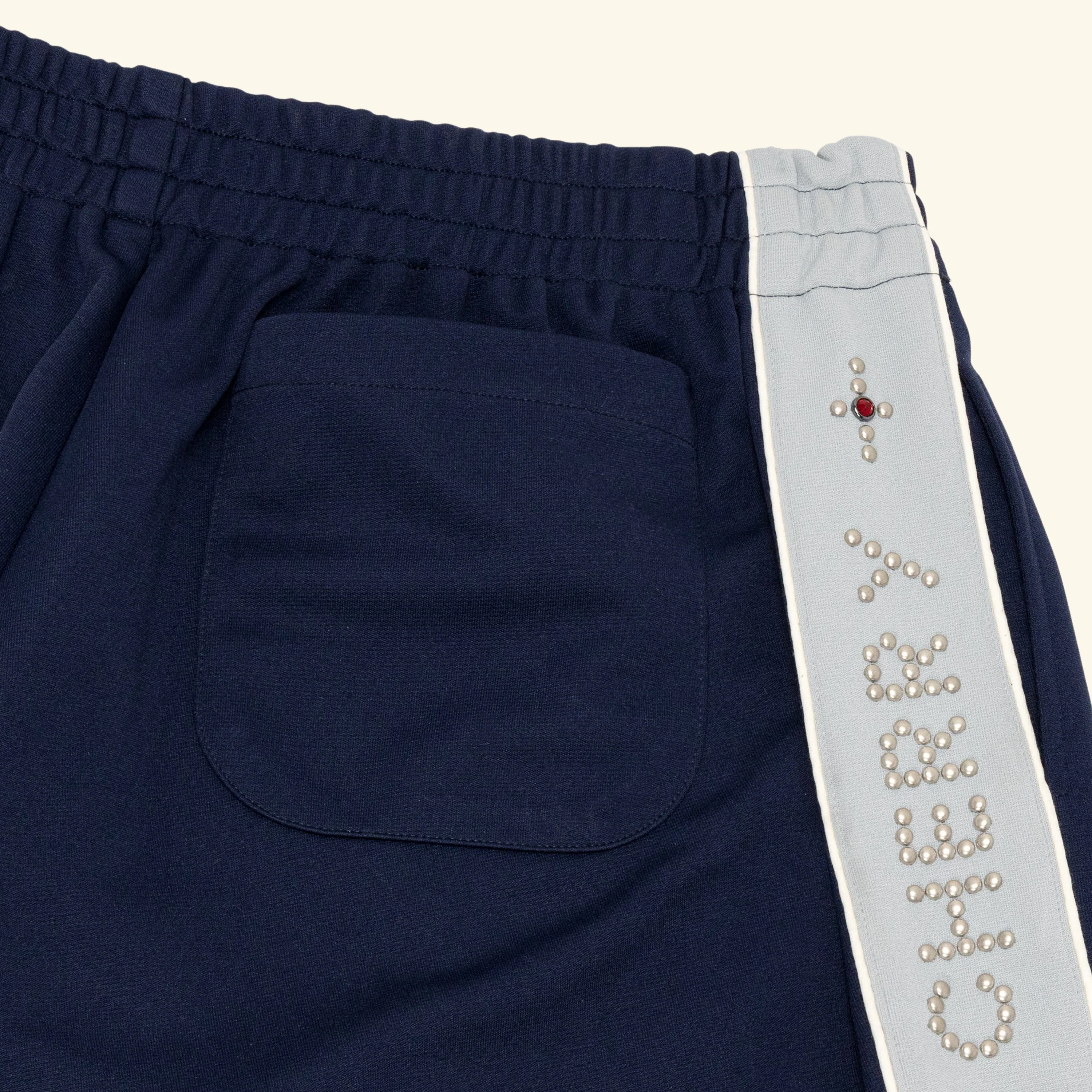 Studded Shorts (Navy) - Image 4