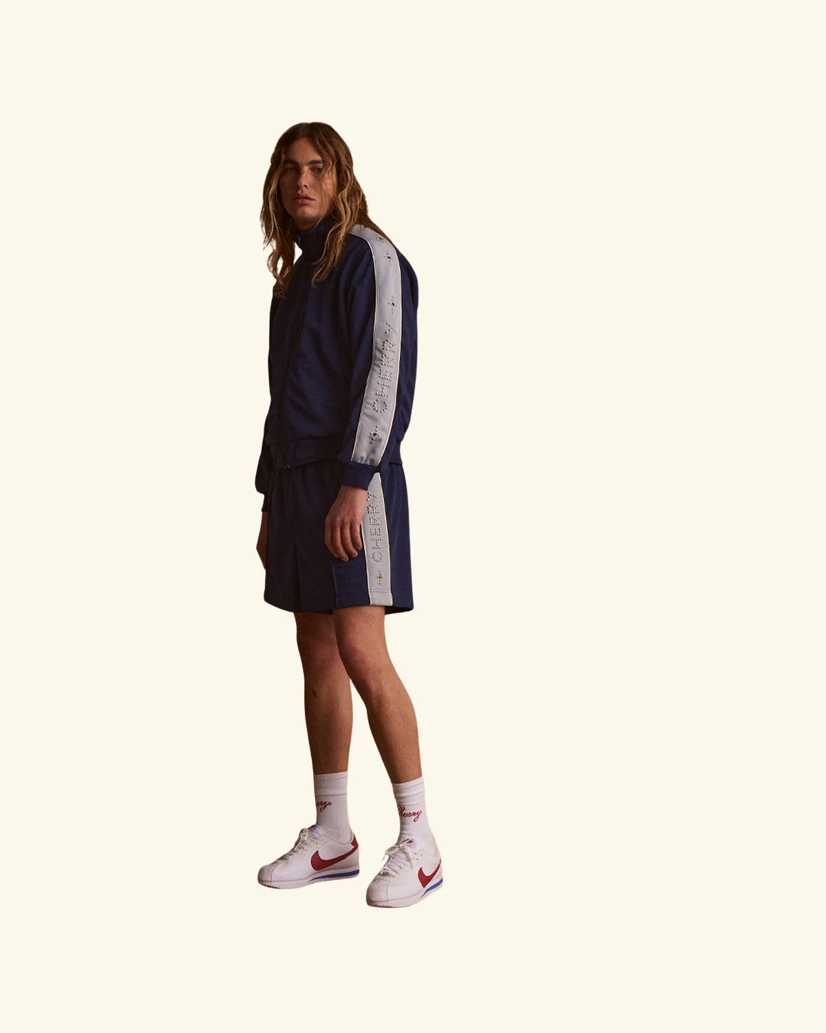 Studded Shorts (Navy) - Image 5