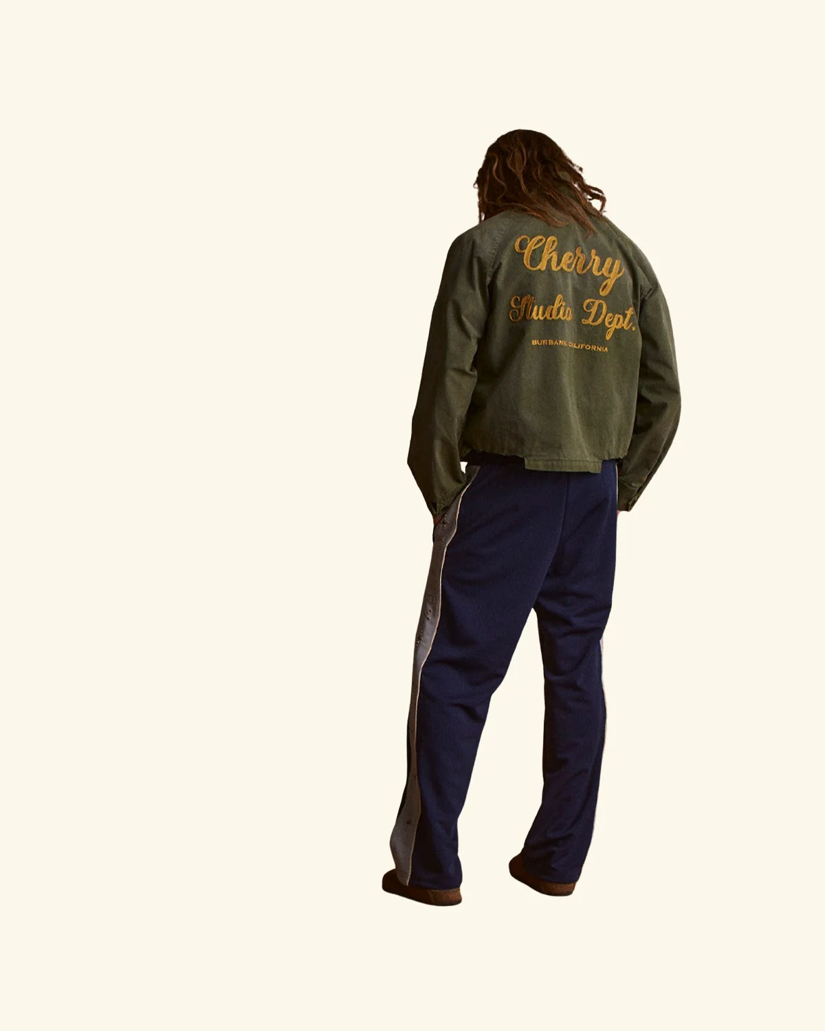Studded Track Pants (Navy) - Image 4
