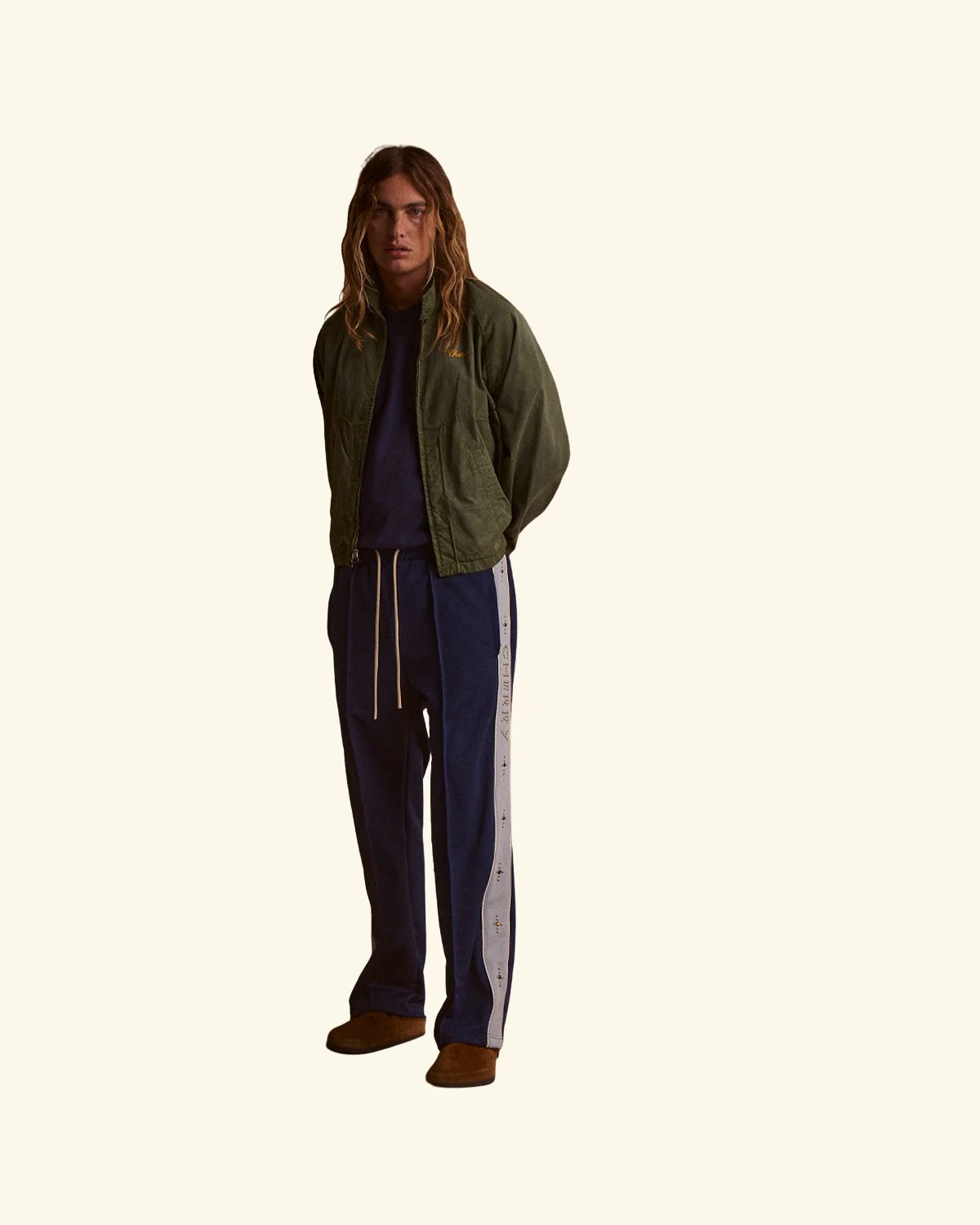 Studded Track Pants (Navy) - Image 6