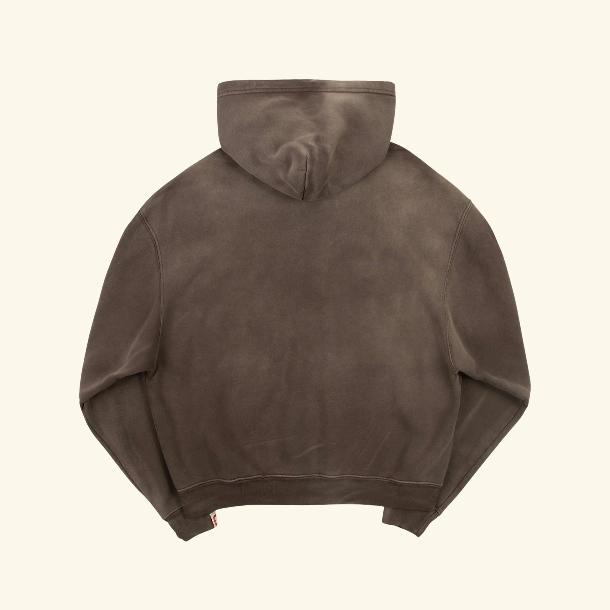 Studded Zip Up Hoodie (Vintage Brown) - Image 2