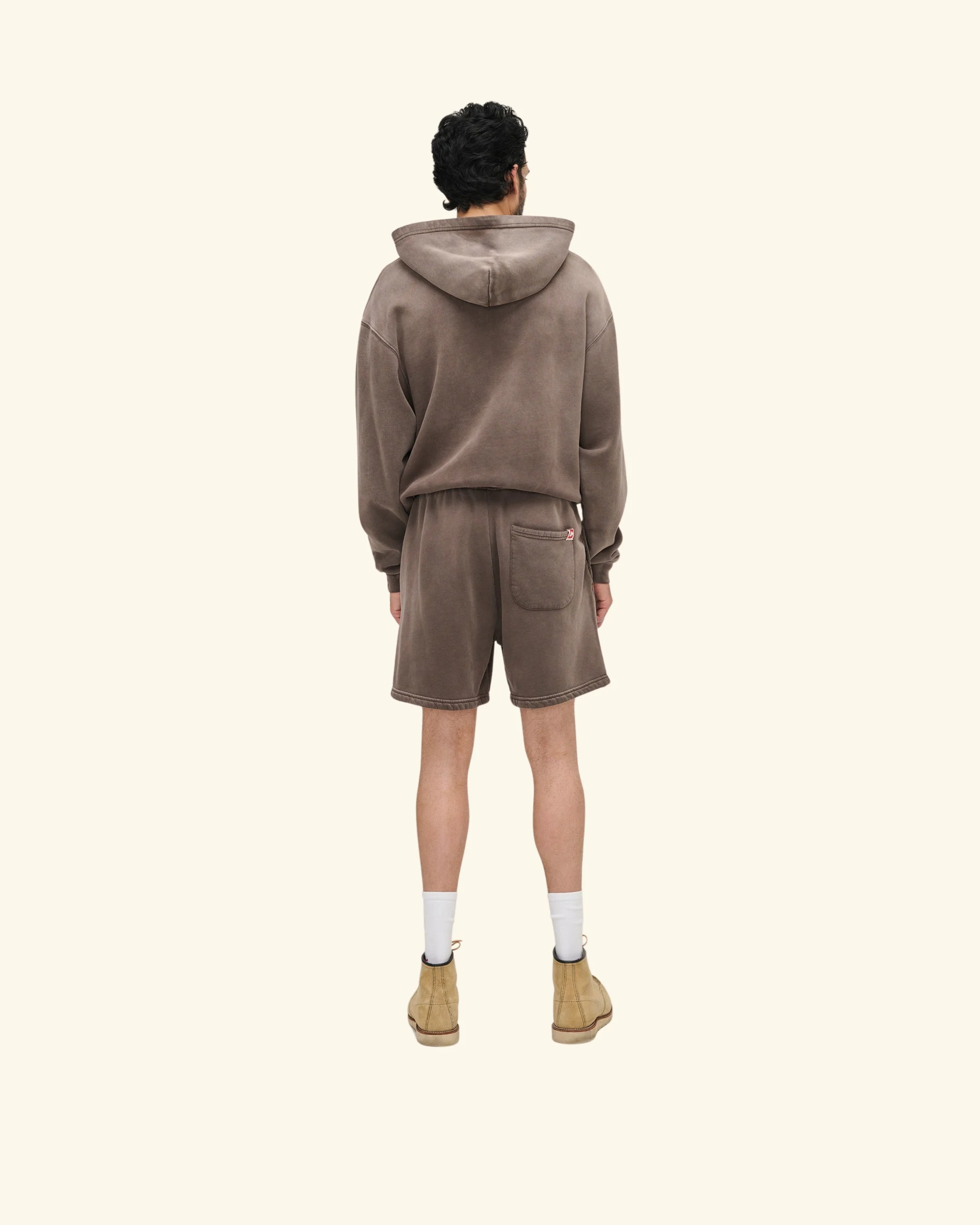 Studded Zip Up Hoodie (Vintage Brown) - Image 8