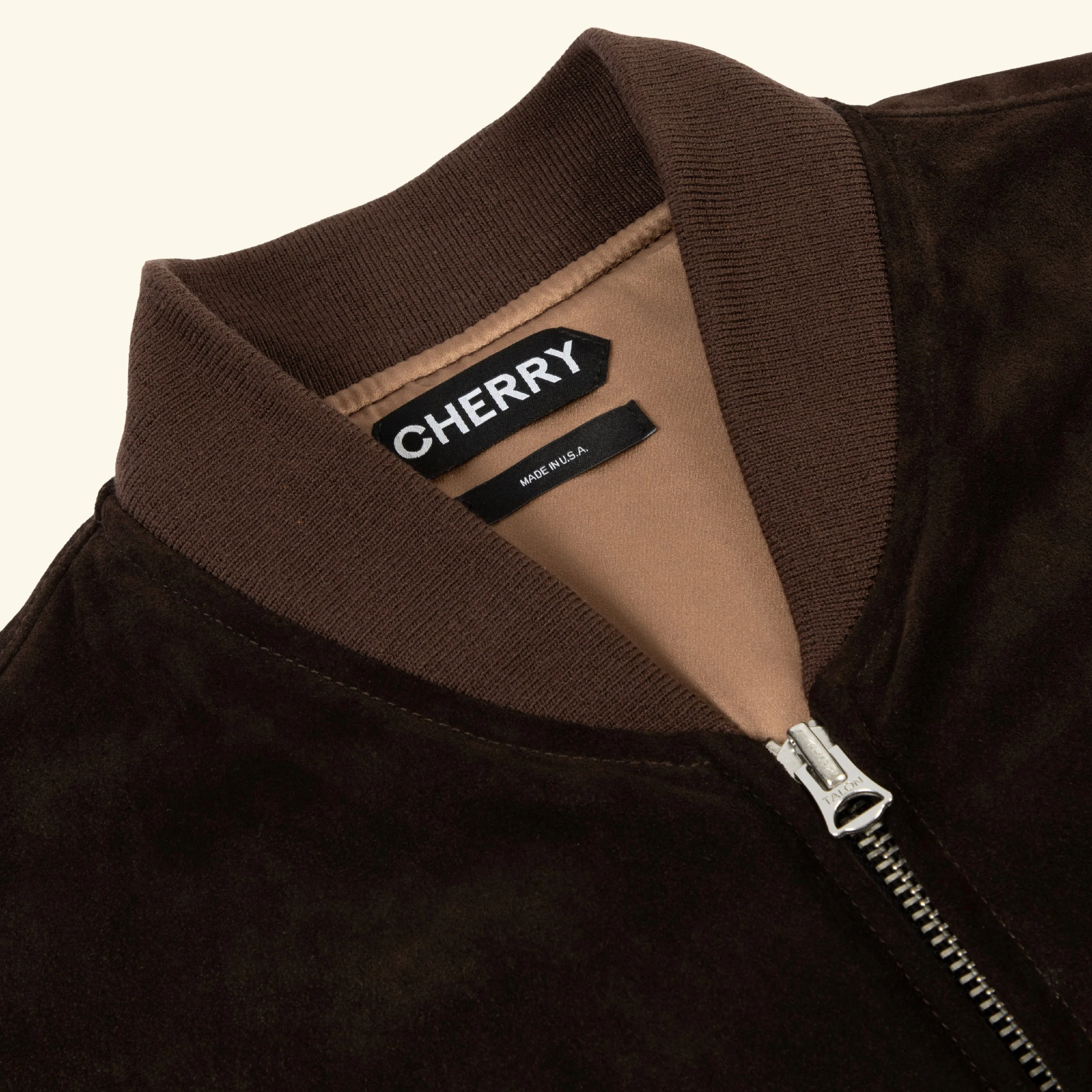 Suede Bomber Jacket - Image 3