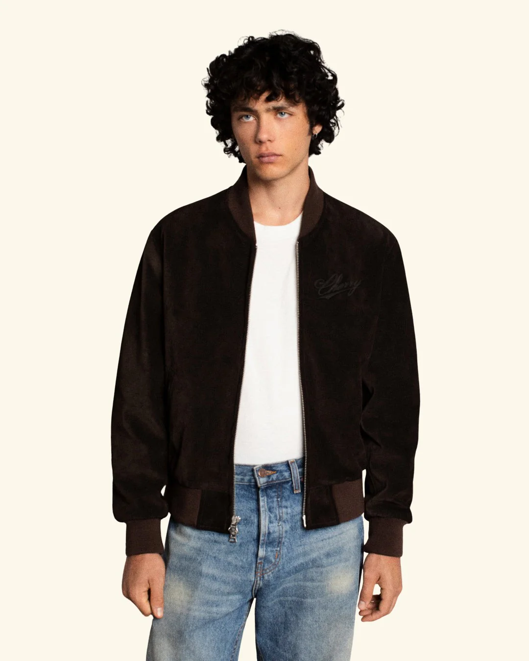 Suede Bomber Jacket - Image 6