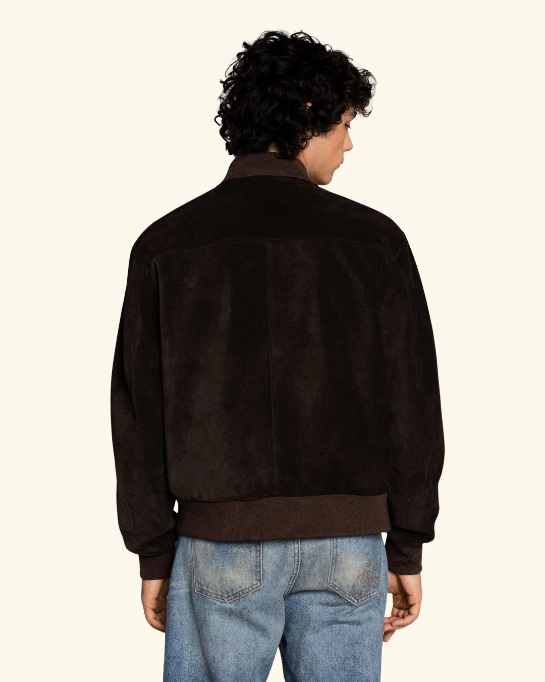 Suede Bomber Jacket - Image 7