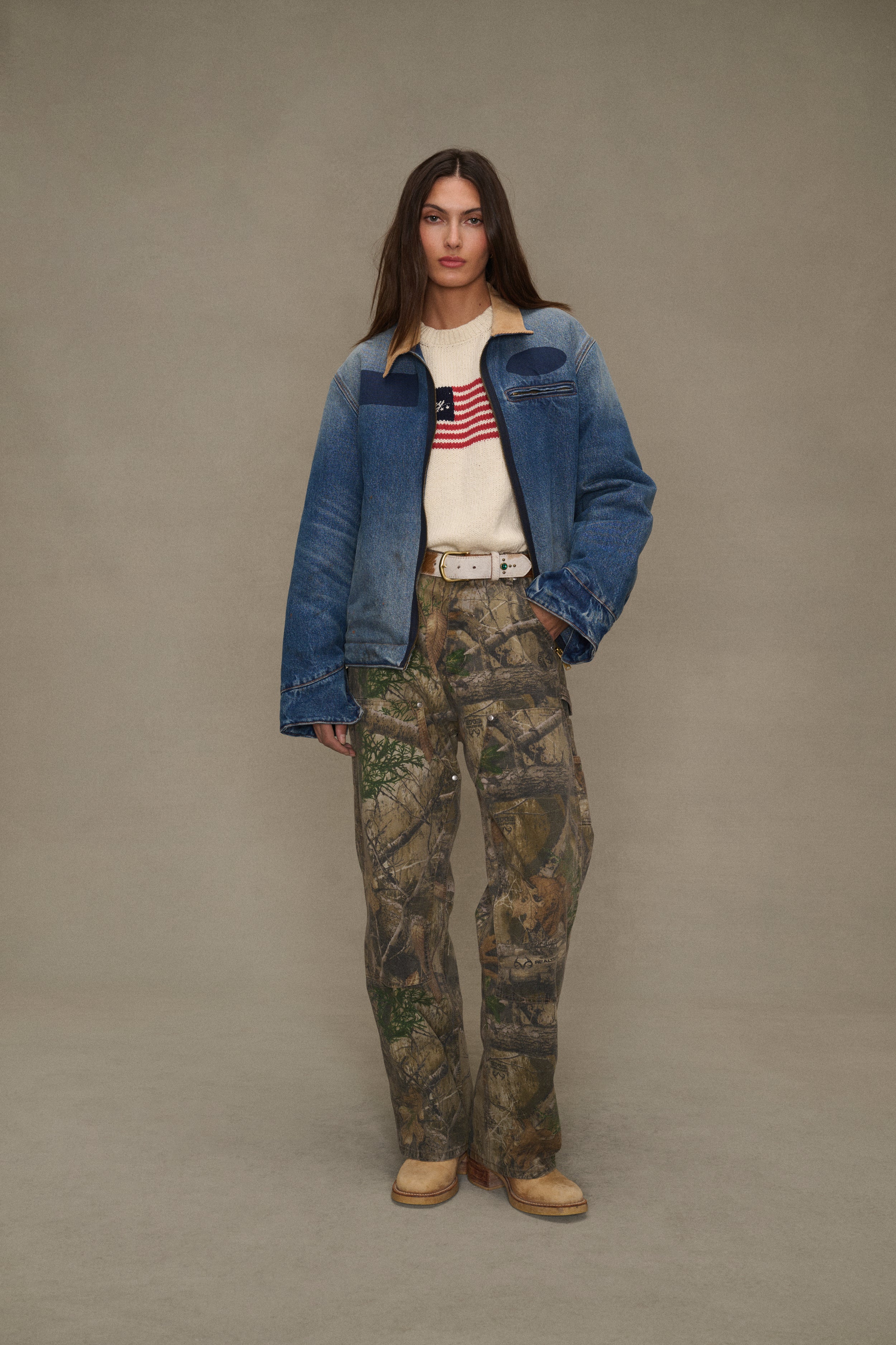 Sun Faded Work Jacket (Denim) - Image 3