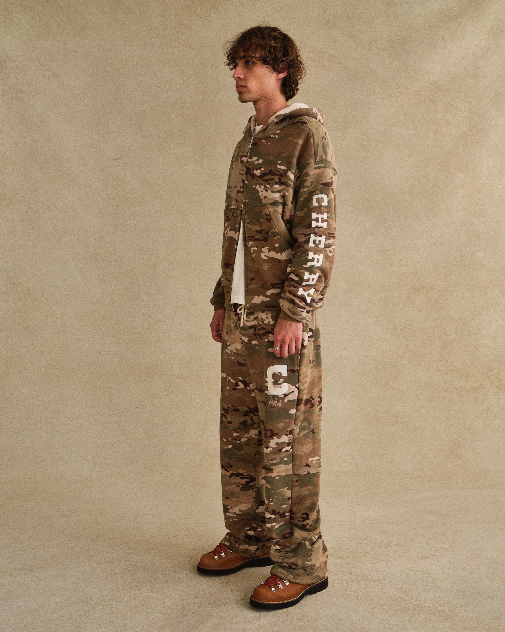 Thermal Zip-Up Hoodie (Camo) - Image 3