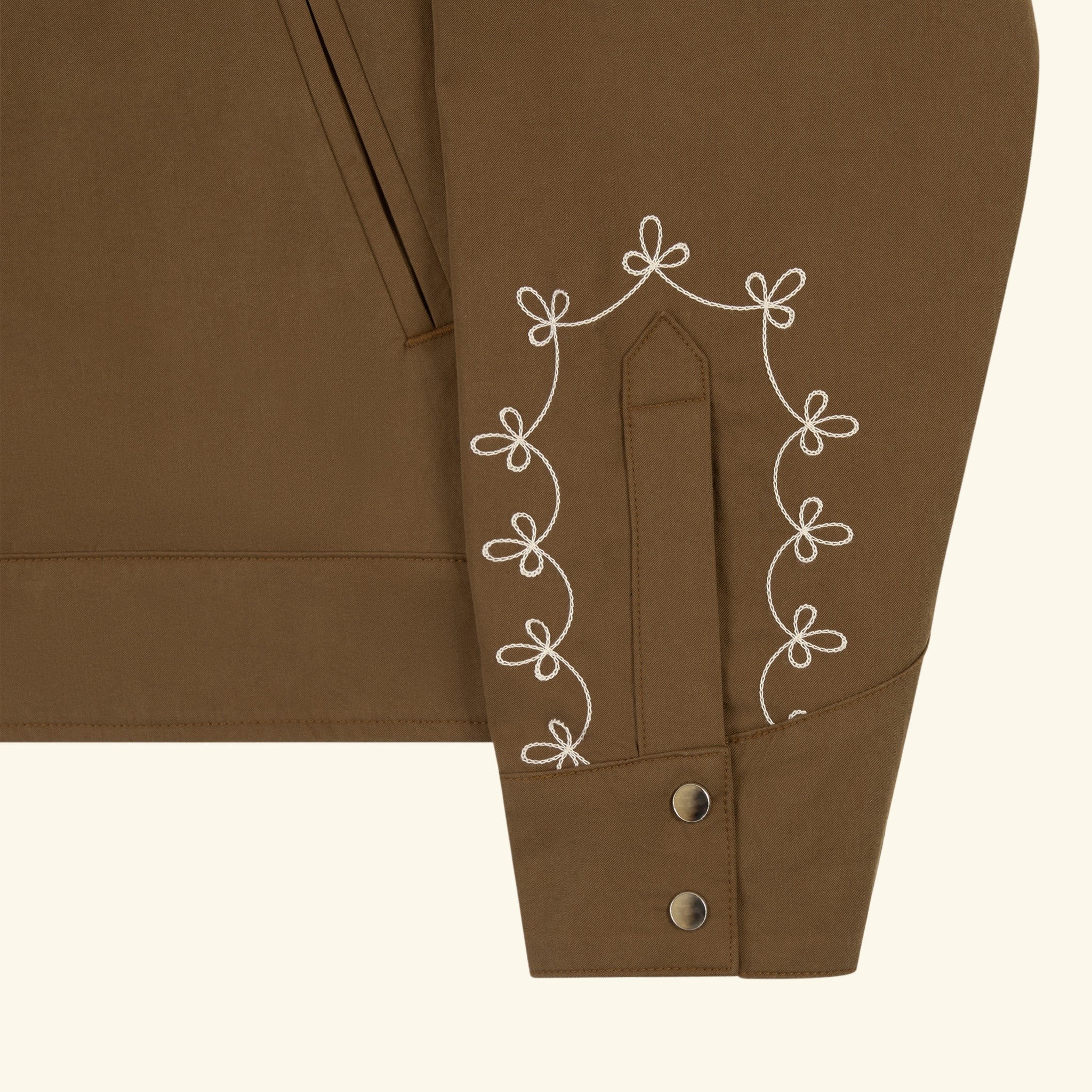 Twill Charro Jacket (Nutmeg) - Image 7