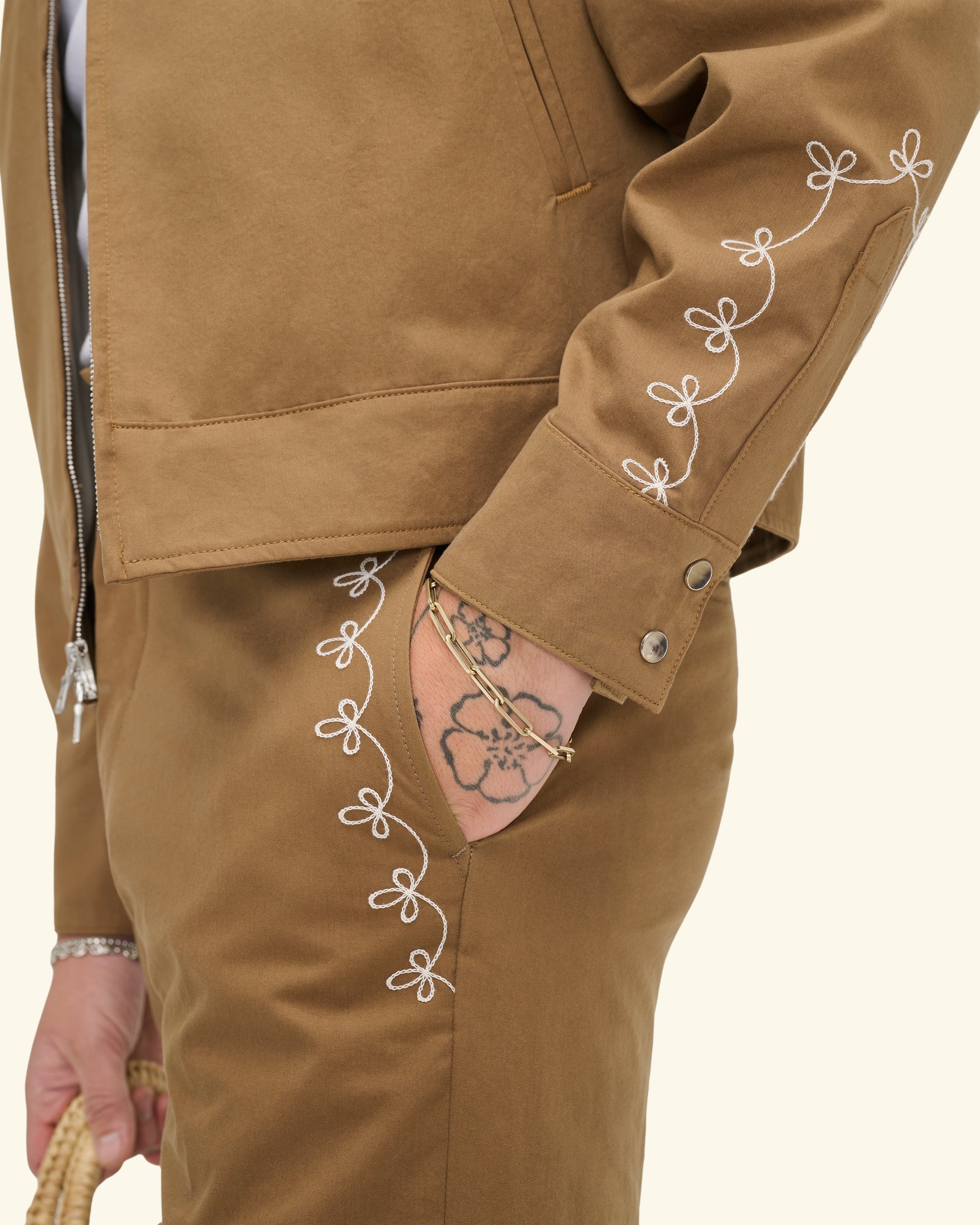 Twill Charro Pants (Nutmeg) - Image 5