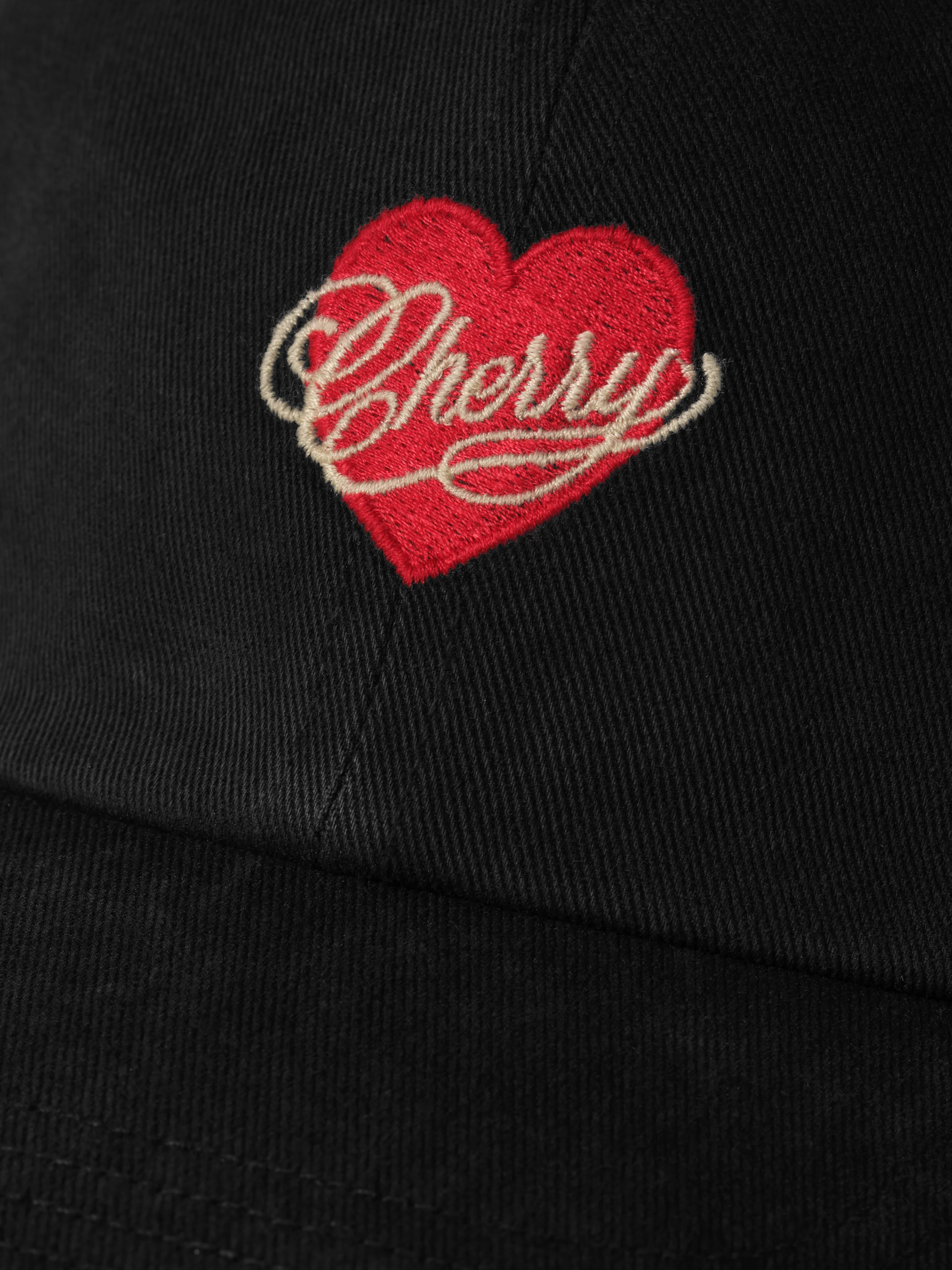Valentine's 6 Panel Hat (Black) - Image 6