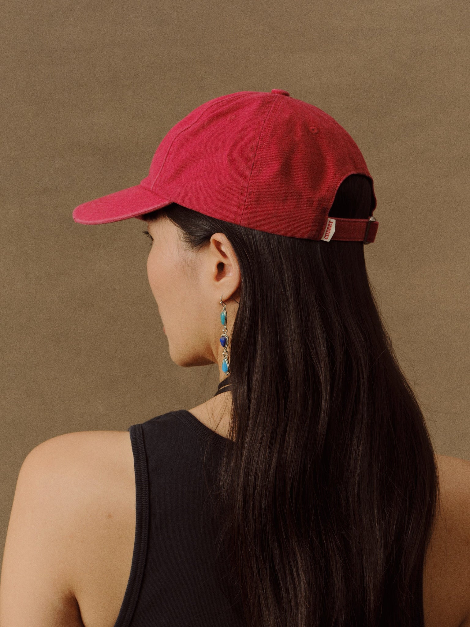 Valentine's 6 Panel Hat (Red) - Image 3