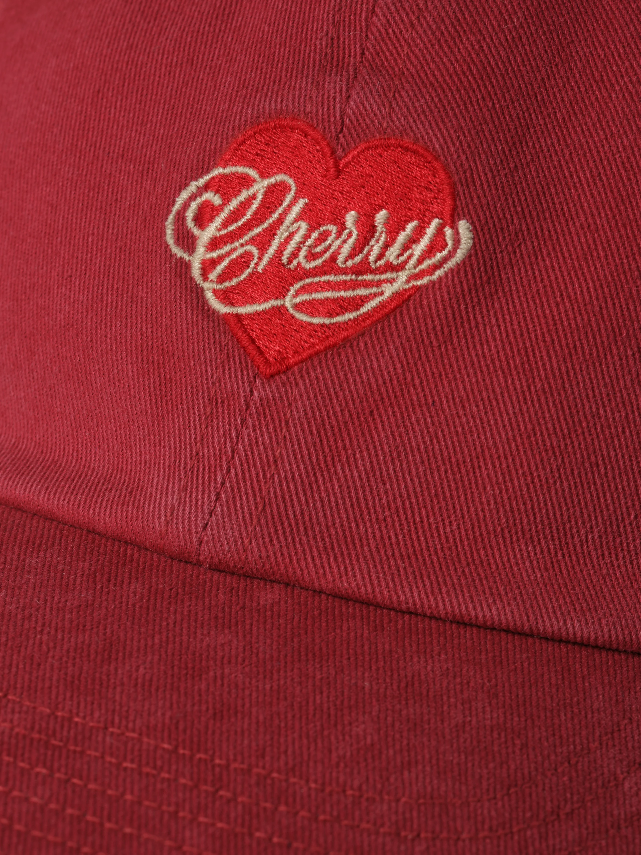 Valentine's 6 Panel Hat (Red) - Image 5