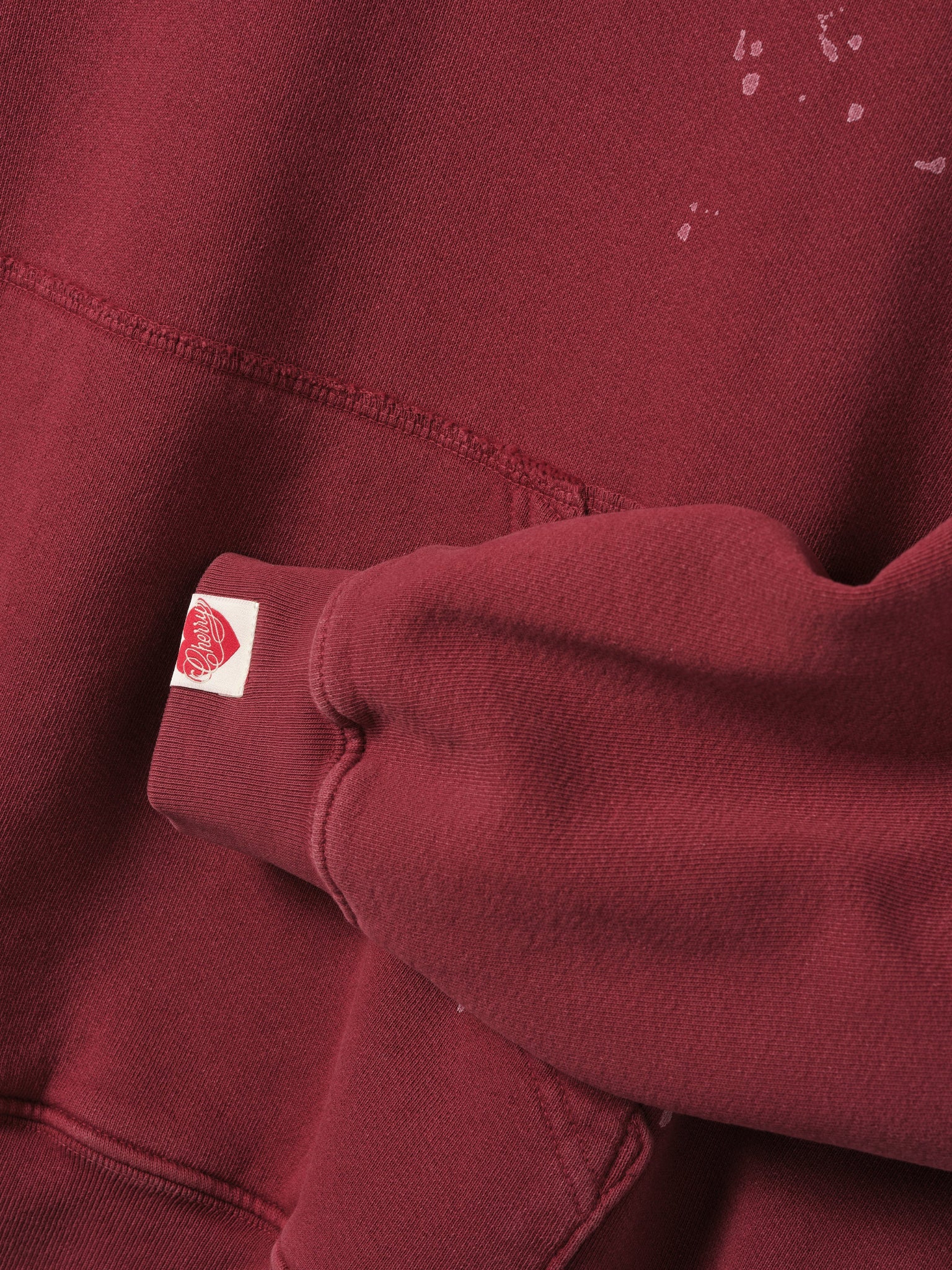 Valentine's Distressed Hoodie (Sun Faded Red) - Image 6