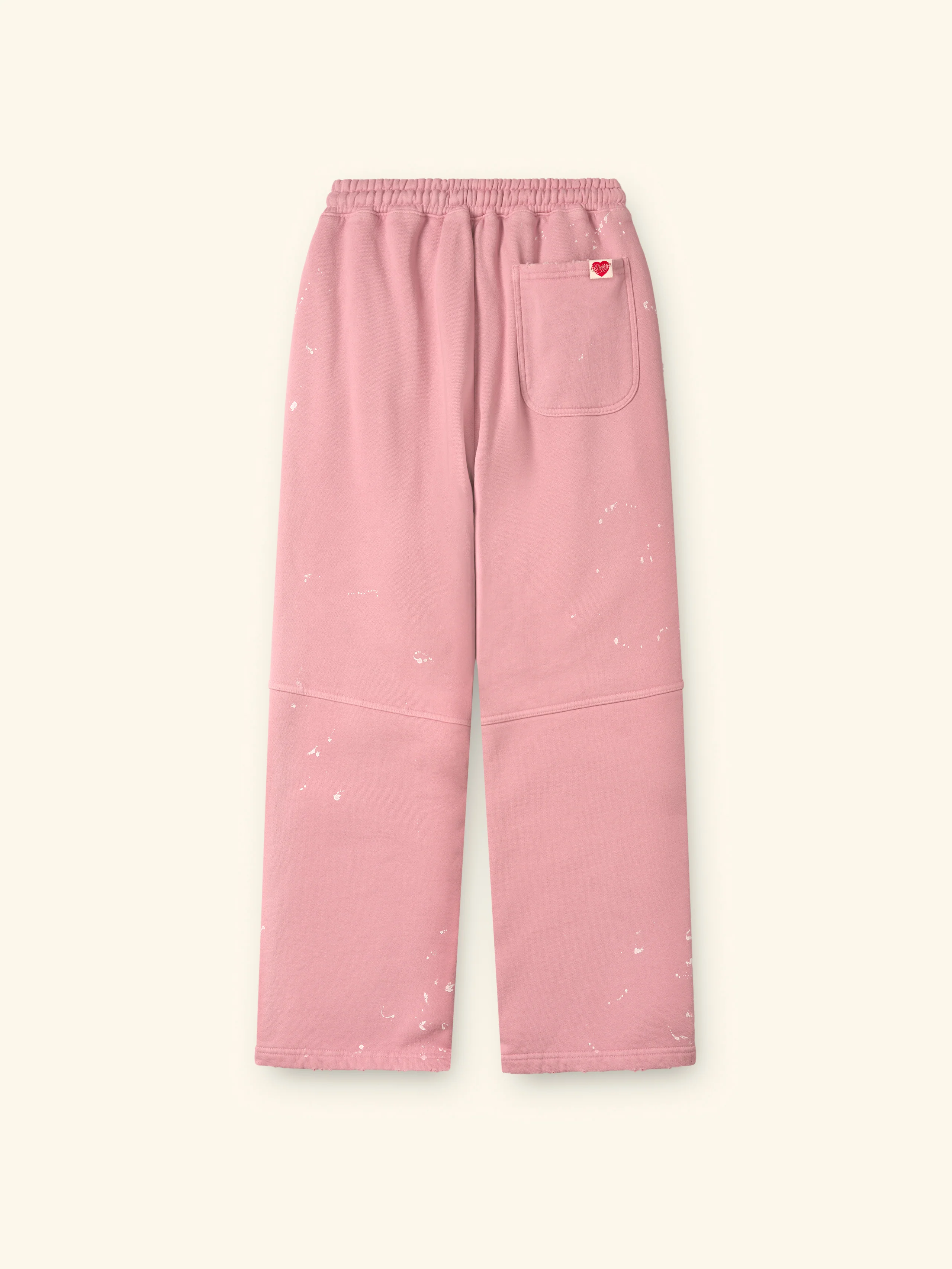 Valentine's Distressed Parachute Sweatpants (Dusty Pink) - Image 4